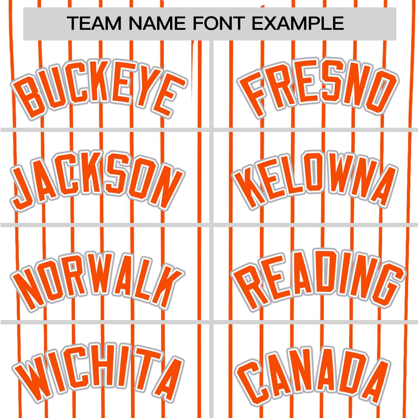 Custom White Orange Pinstripe White-Orange Authentic Baseball Jersey