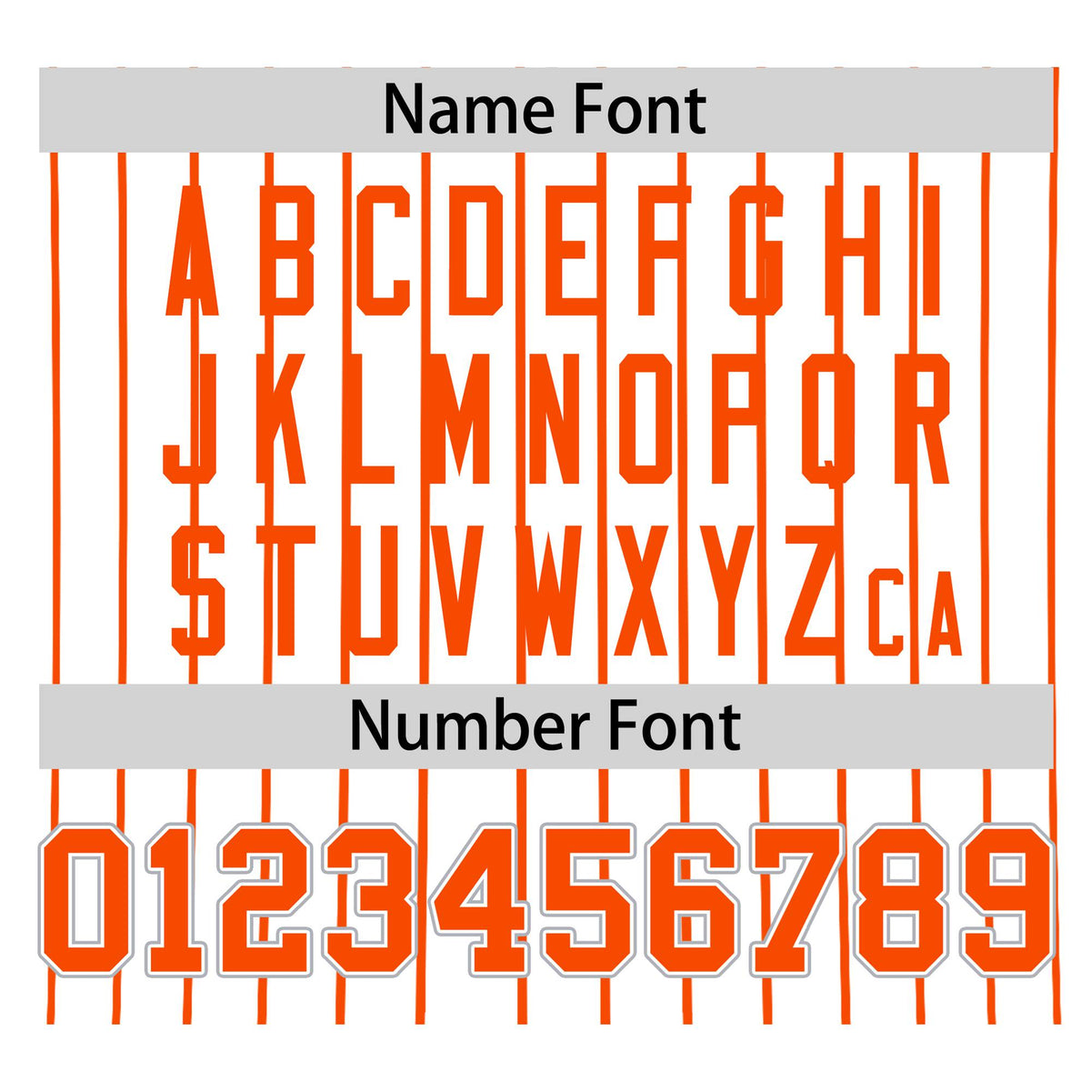 Custom White Orange Pinstripe White-Orange Authentic Baseball Jersey