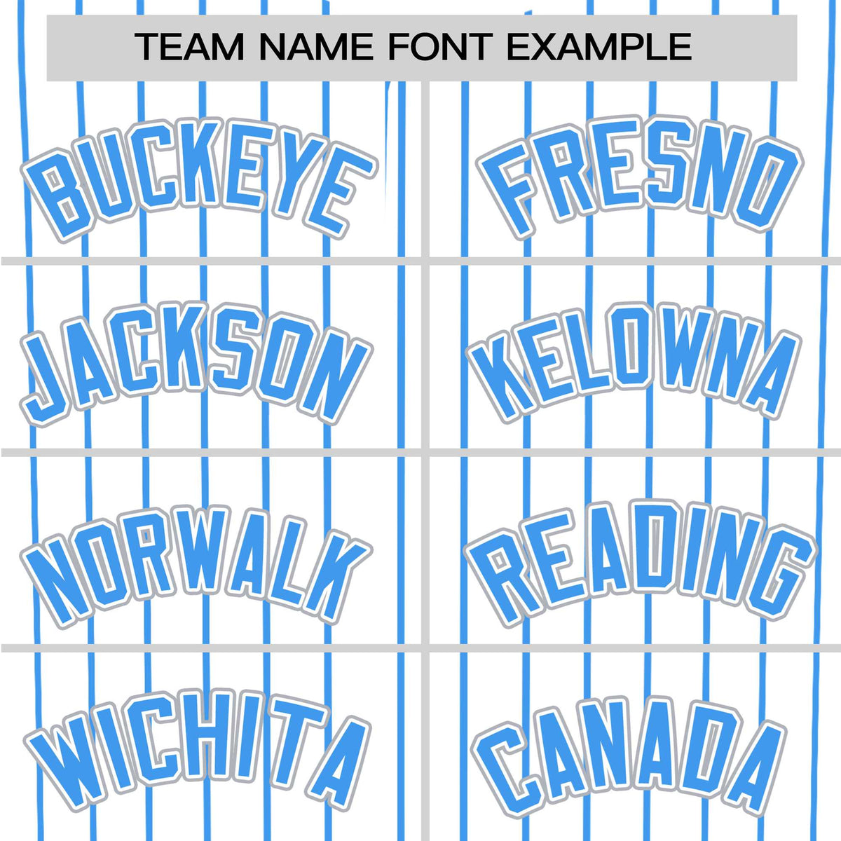 Custom White Blue Pinstripe White-Blue Gray Authentic Baseball Jersey