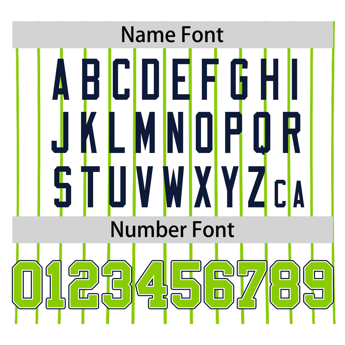 Custom White Neon-Green Pinstripe White Neon-Green Black Authentic Baseball Jersey