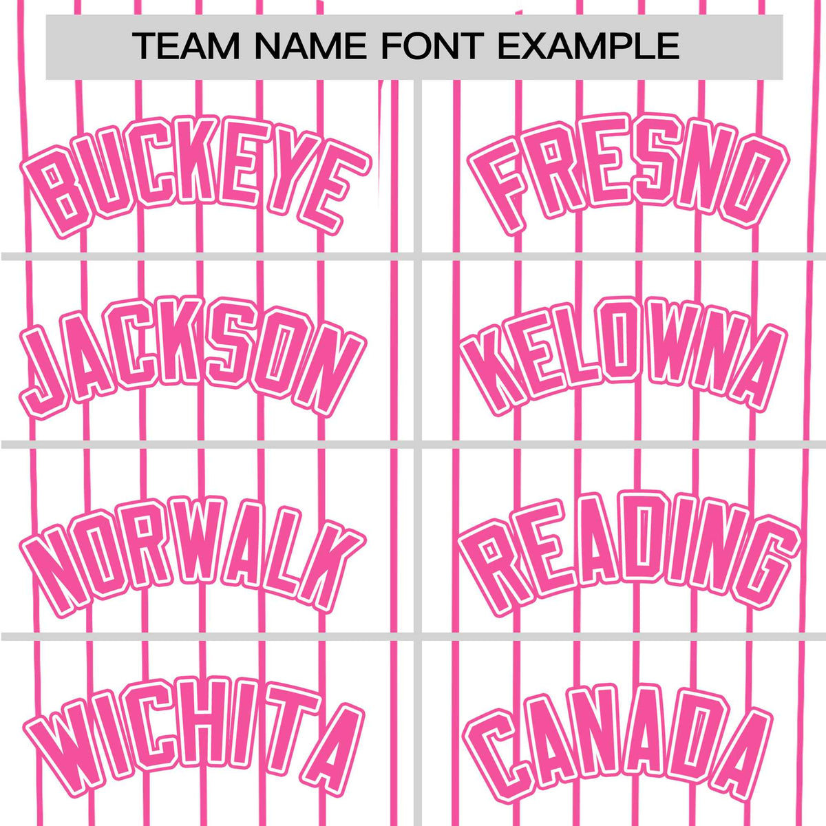 Custom White Pink Pinstripe White-Pink Authentic Baseball Jersey