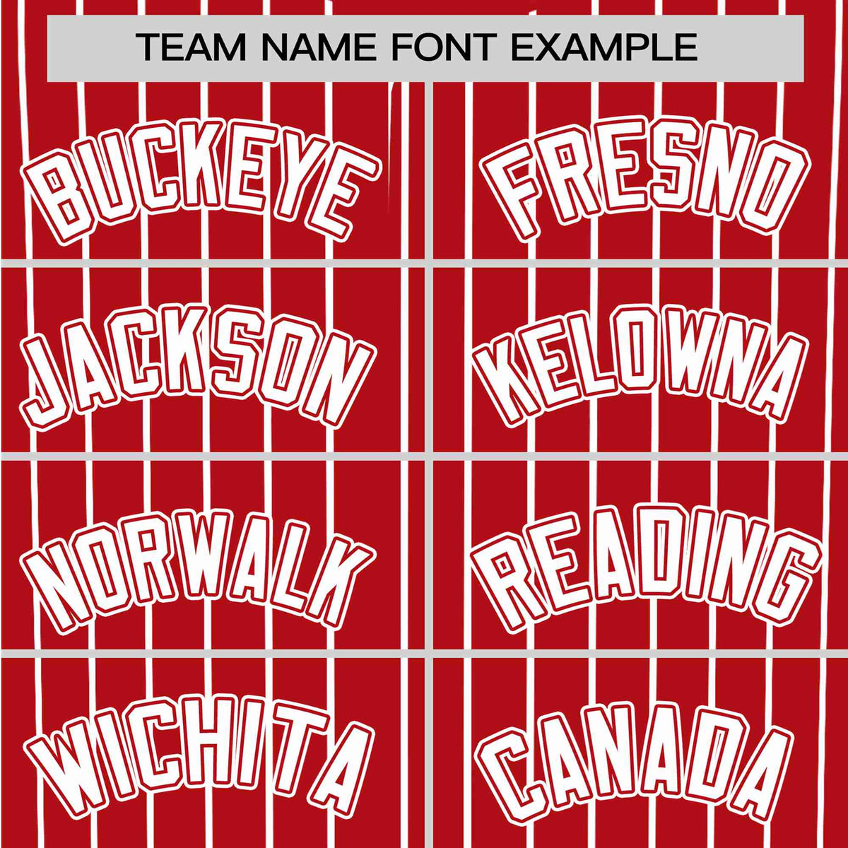 Custom Red White Pinstripe White-Red Authentic Baseball Jersey