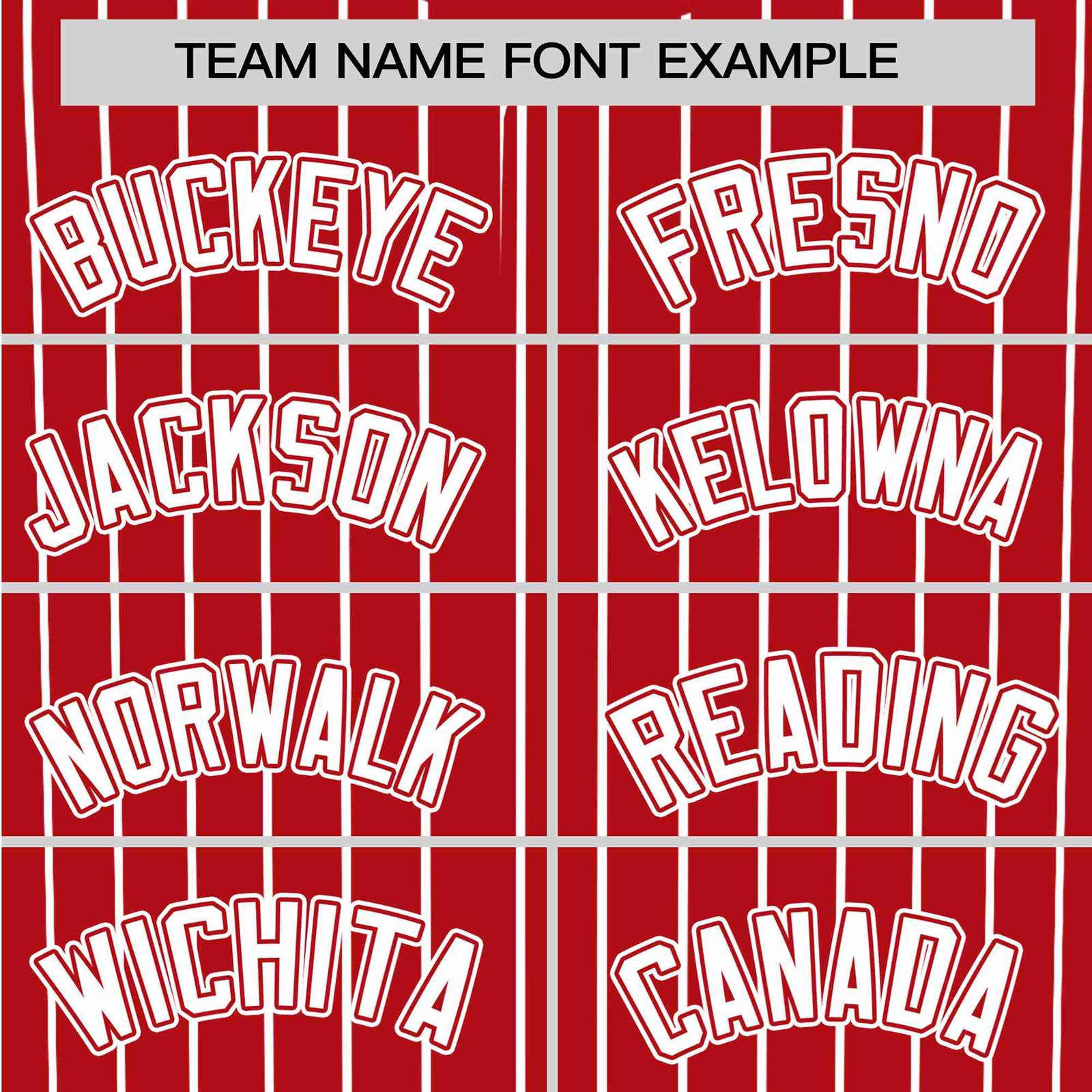 Custom Red White Pinstripe White-Red Authentic Baseball Jersey