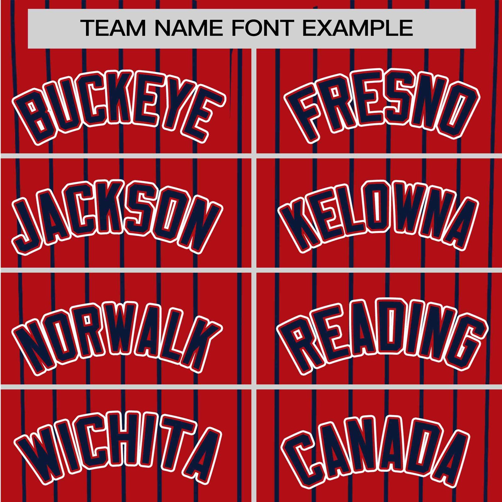 Custom Red Navy Pinstripe Navy-White Authentic Baseball Jersey
