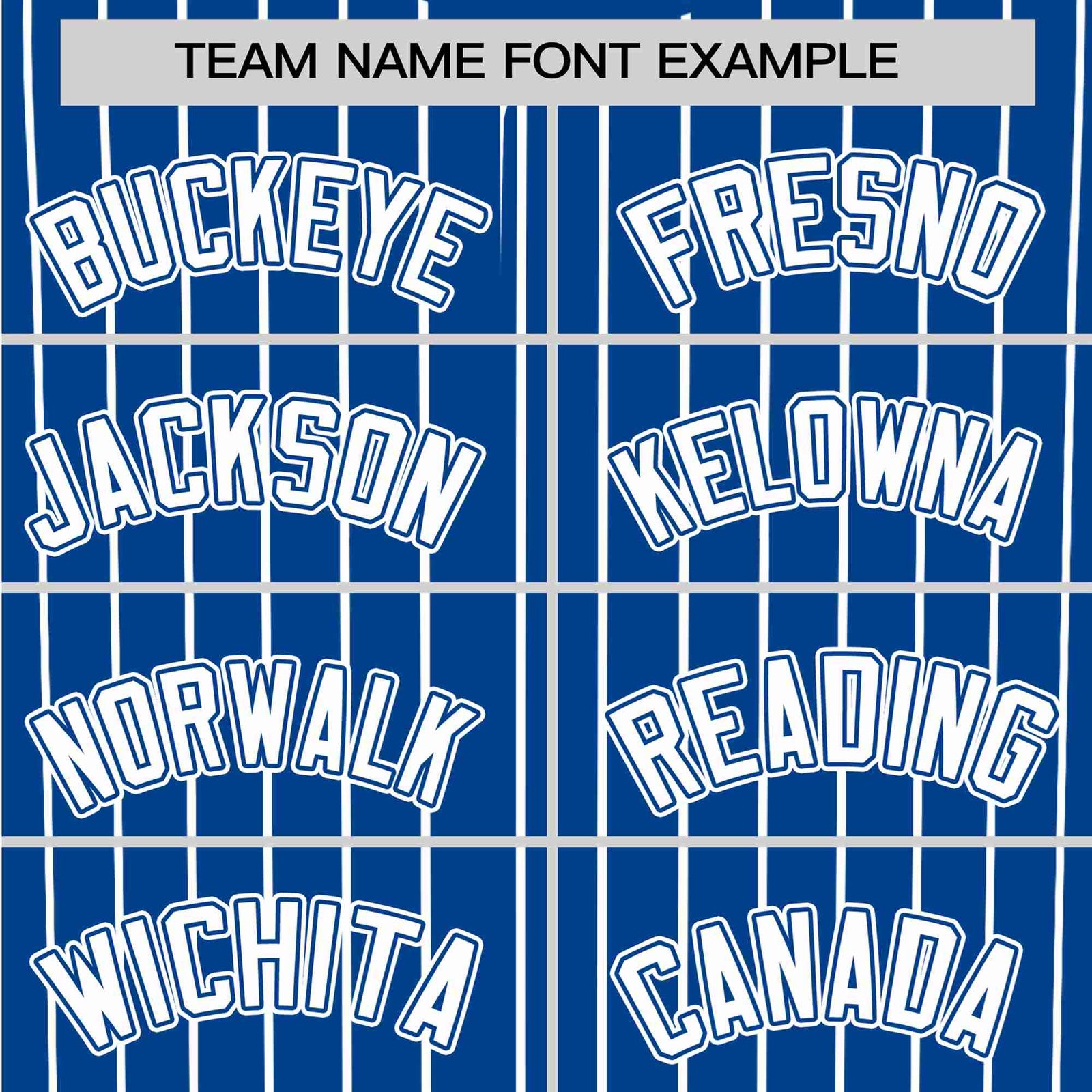 Custom Blue White Pinstripe White-Blue Authentic Baseball Jersey