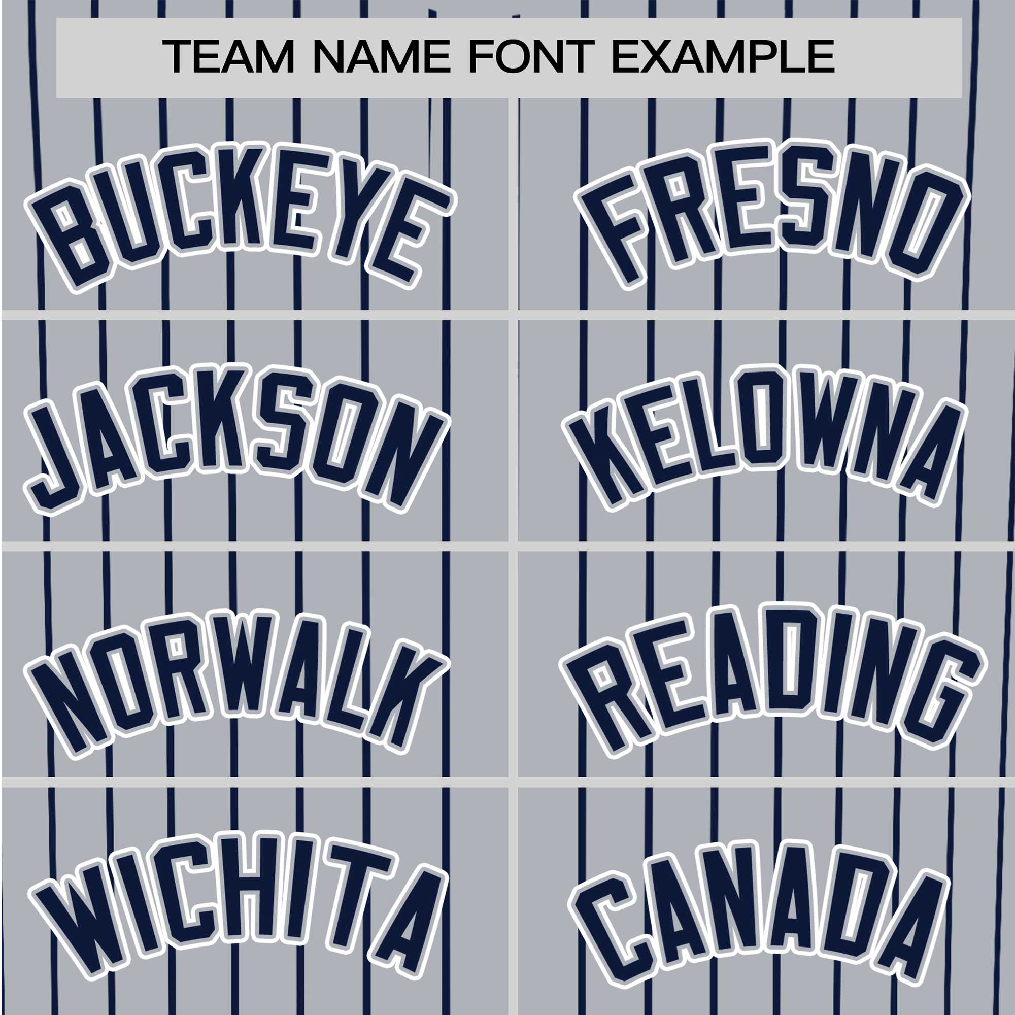 Custom Gray Navy Pinstripe Navy-White Authentic Baseball Jersey