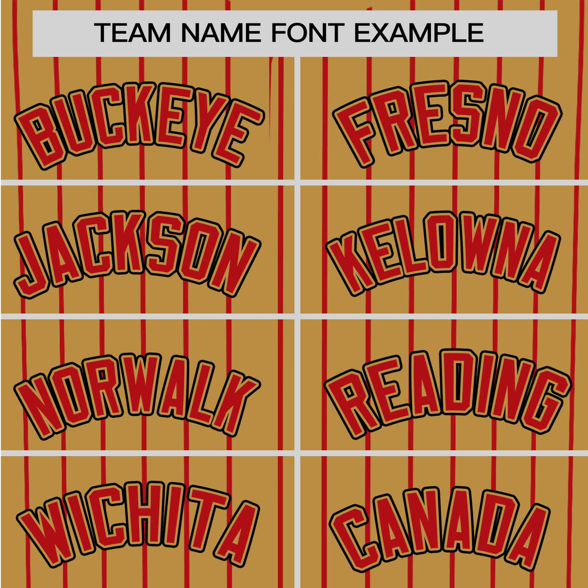 Custom Brwon Red Pinstripe Red-Black Authentic Baseball Jersey