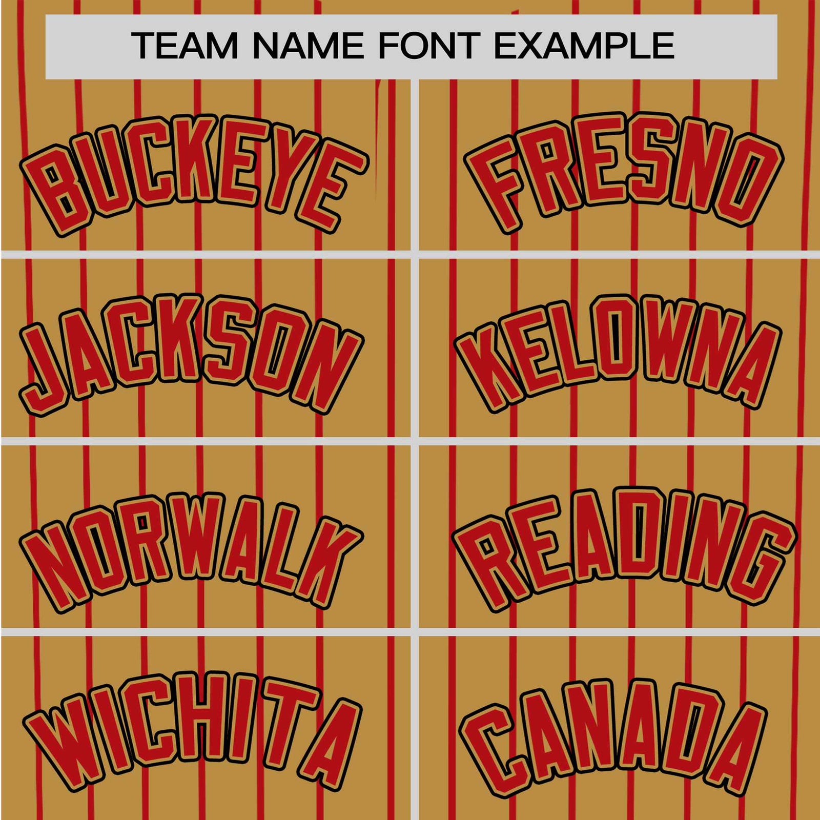 Custom Brwon Red Pinstripe Red-Black Authentic Baseball Jersey