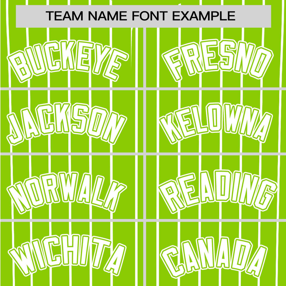 Custom Neon Green White Pinstripe White Neon-Green Authentic Baseball Jersey