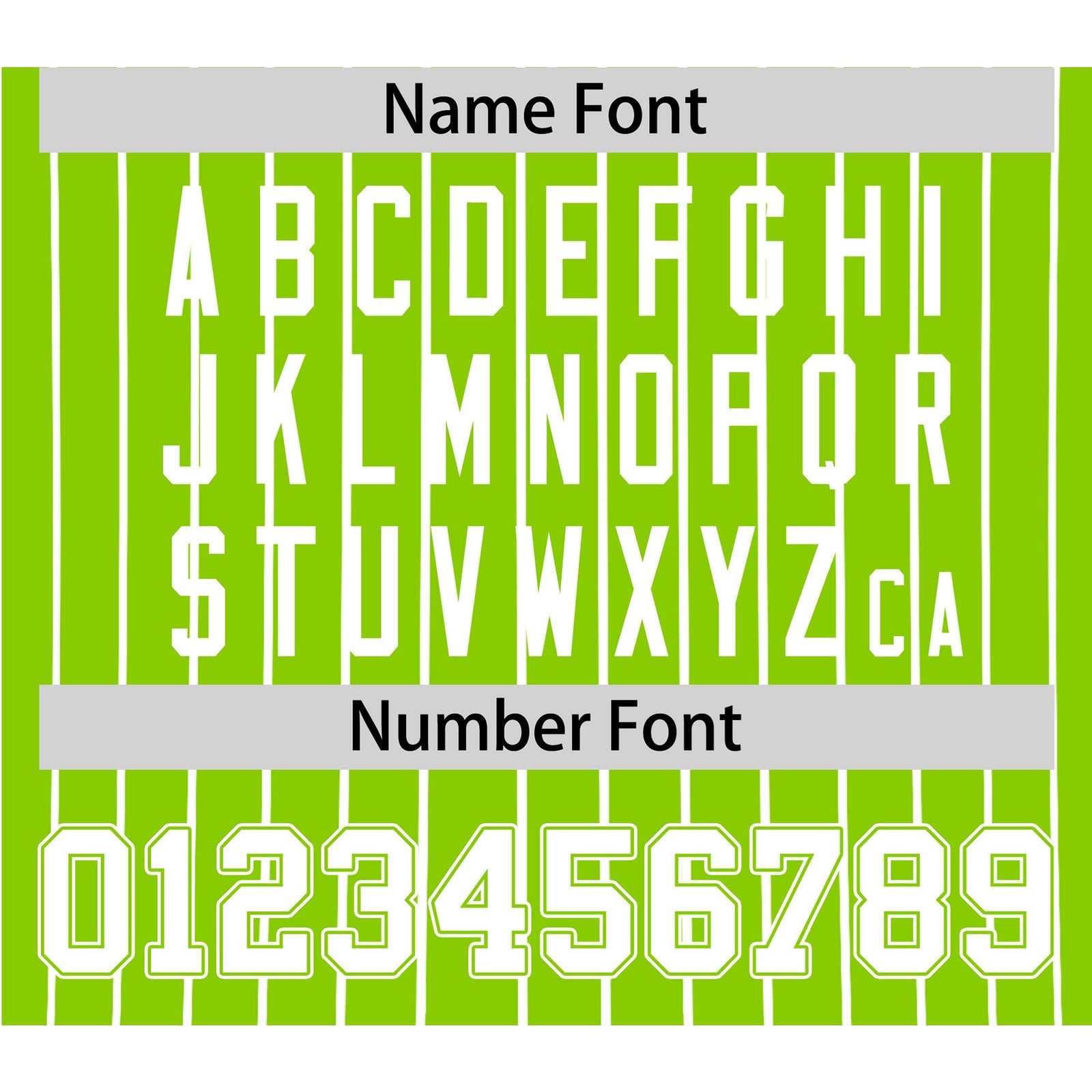 Custom Neon Green White Pinstripe White Neon-Green Authentic Baseball Jersey