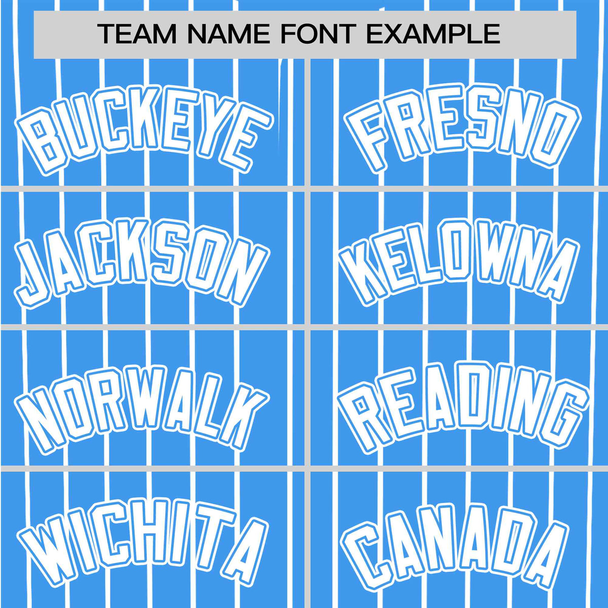 Custom Sky Blue White Pinstripe White Sky-Blue Authentic Baseball Jersey