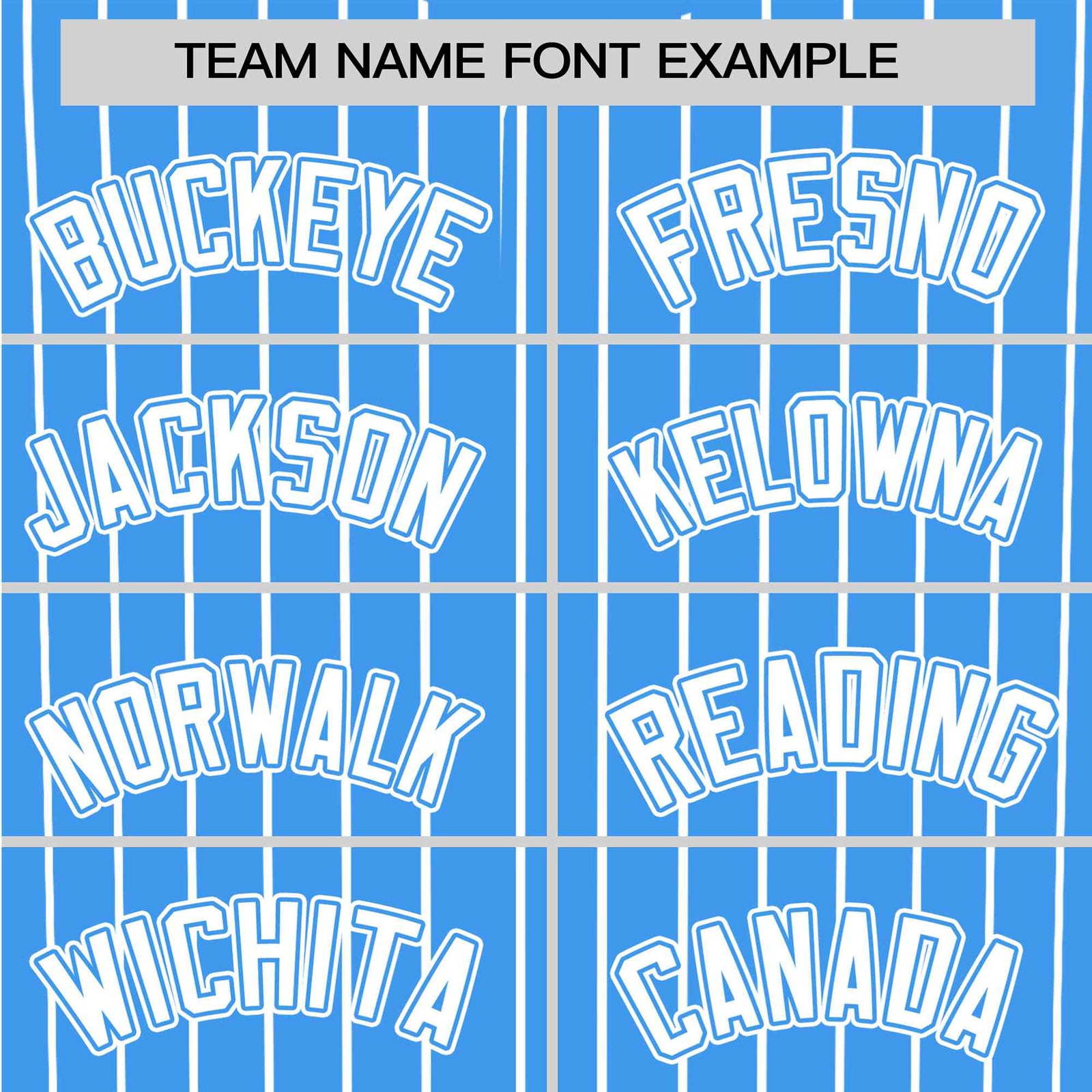 Custom Sky Blue White Pinstripe White Sky-Blue Authentic Baseball Jersey