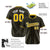 Custom Black Yellow Pinstripe Yellow-White Authentic Baseball Jersey