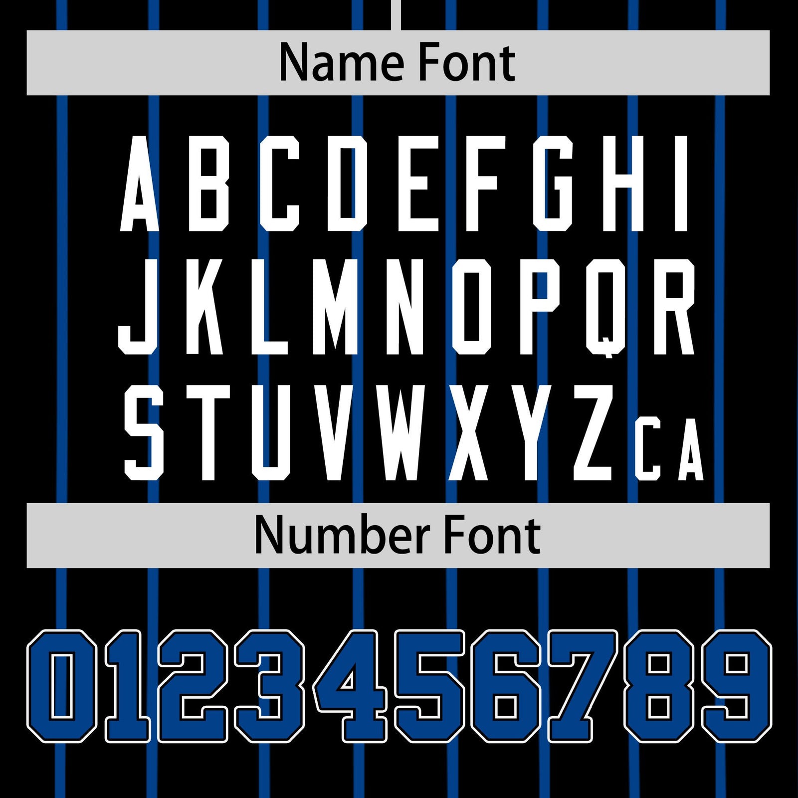 Custom Black Electric-Blue Pinstripe Electric-Blue White Authentic Baseball Jersey