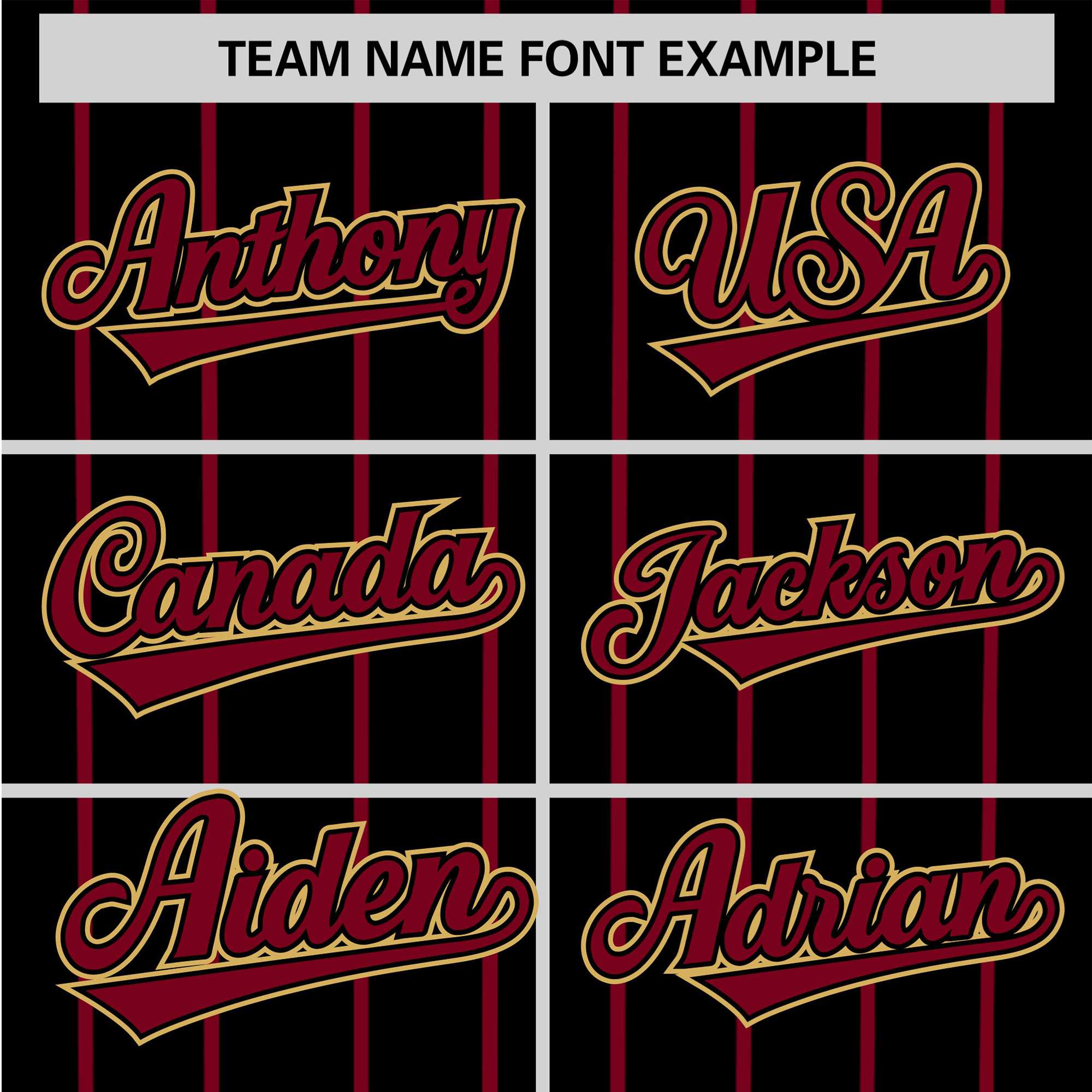 Custom Black Crimson Pinstripe Crimson Old-Gold Authentic Baseball Jersey