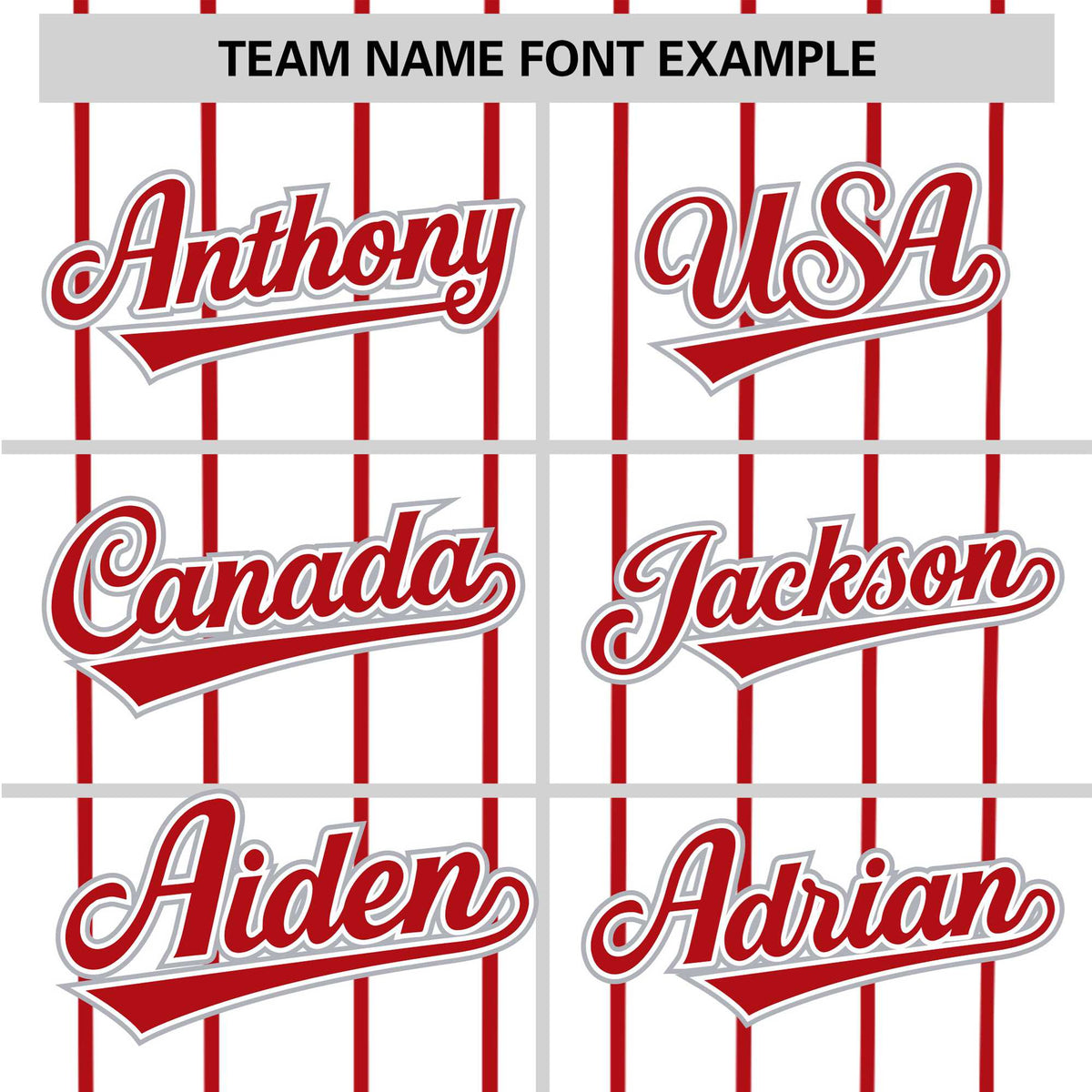 Custom White Red Pinstripe White-Red Authentic Baseball Jersey