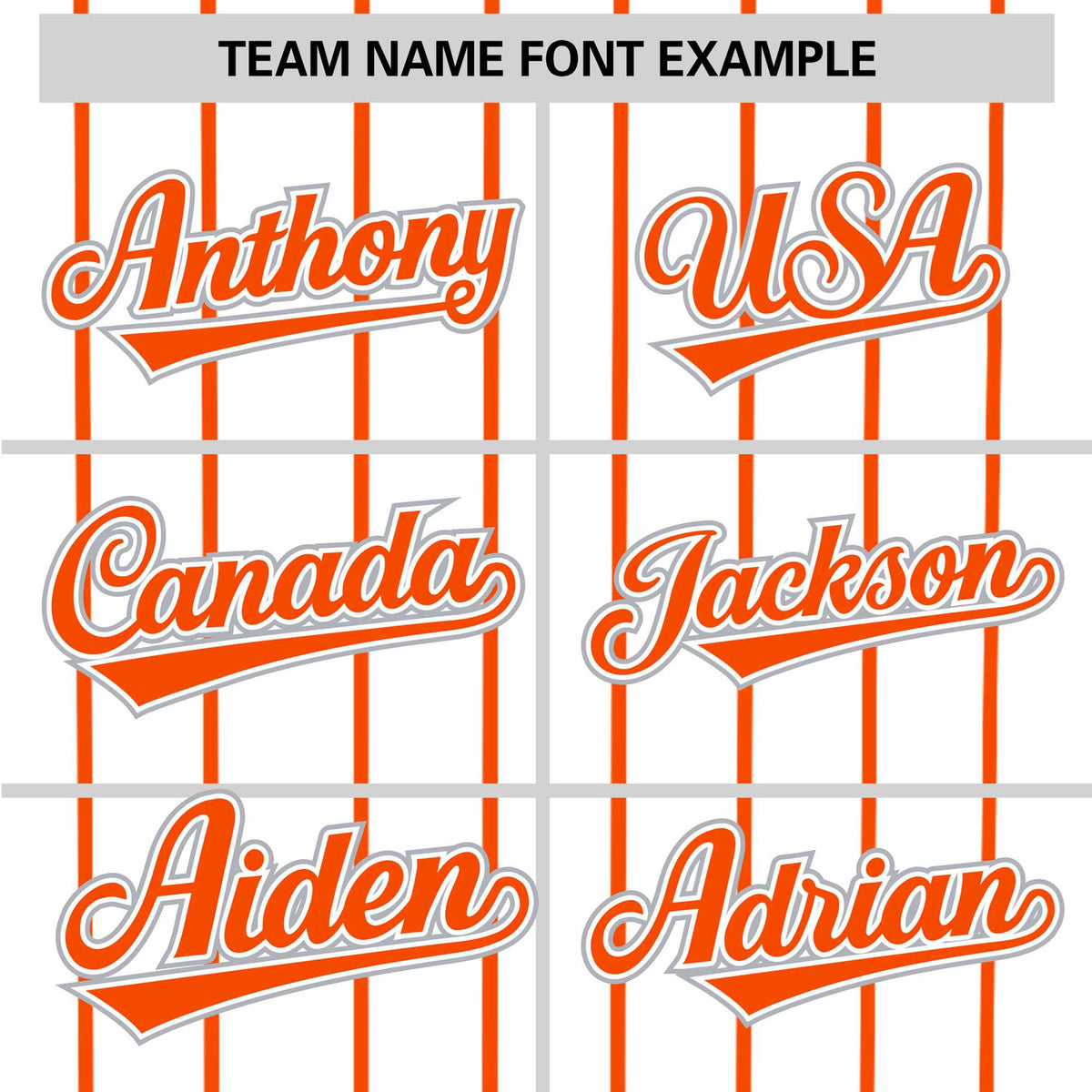 Custom White Orange Pinstripe White-Orange Authentic Baseball Jersey