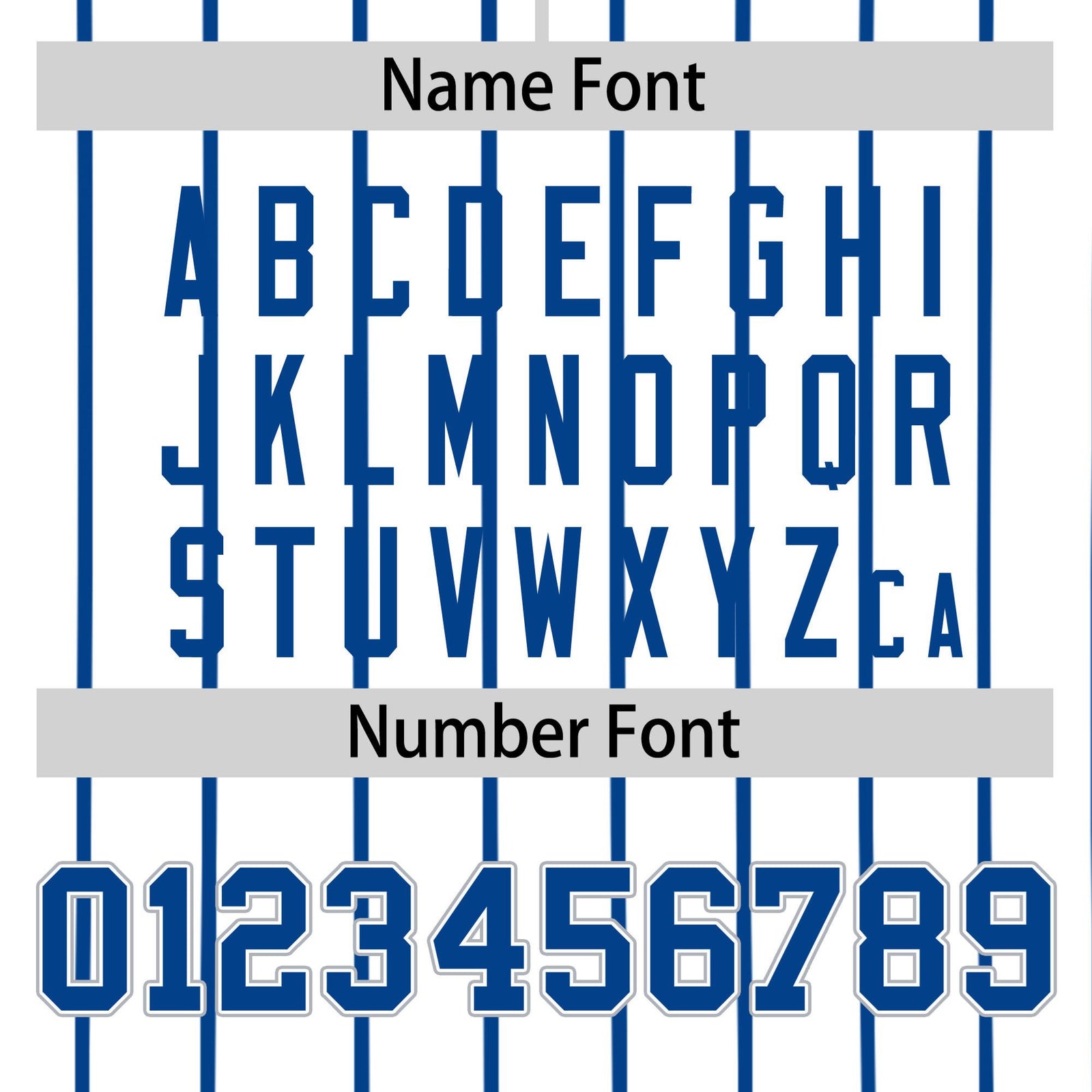 Custom White Blue Pinstripe White-Blue Black Authentic Baseball Jersey