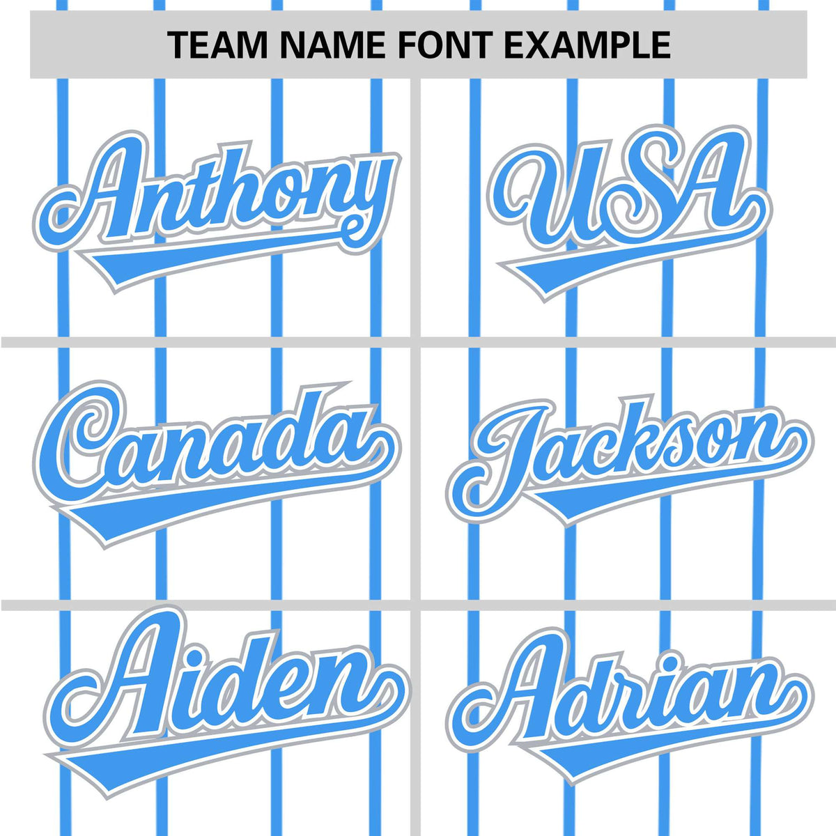 Custom White Blue Pinstripe White-Blue Gray Authentic Baseball Jersey