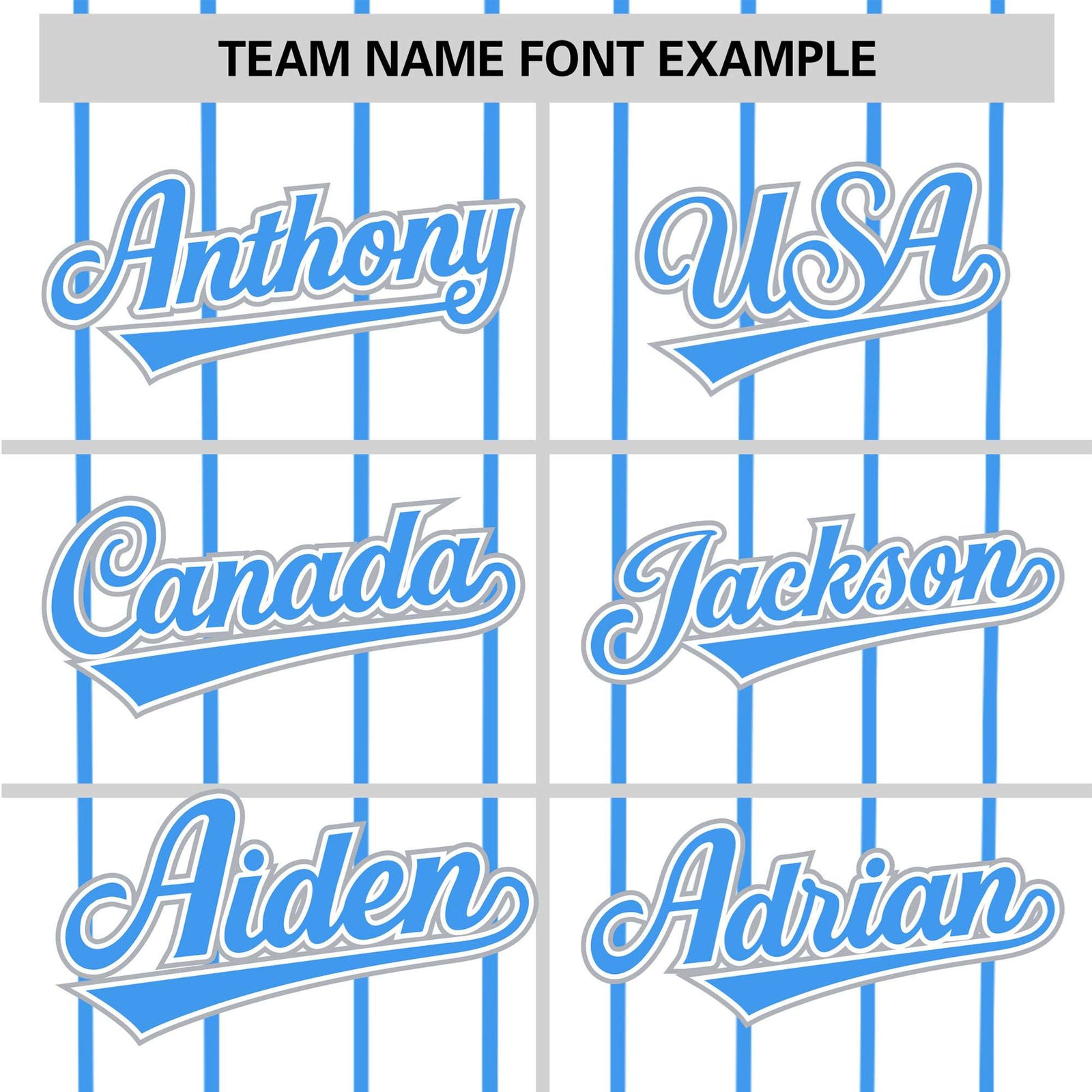 Custom White Blue Pinstripe White-Blue Gray Authentic Baseball Jersey