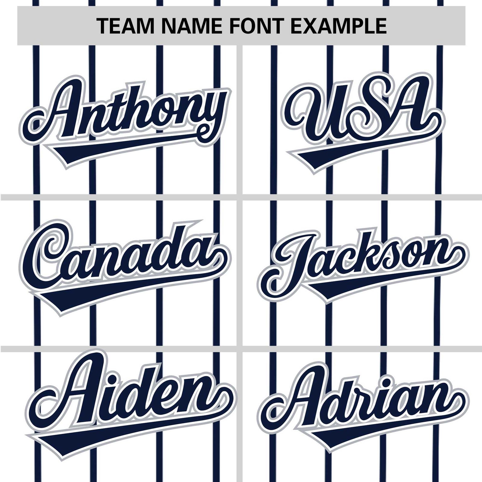 Custom White Navy Pinstripe White-Navy Authentic Baseball Jersey