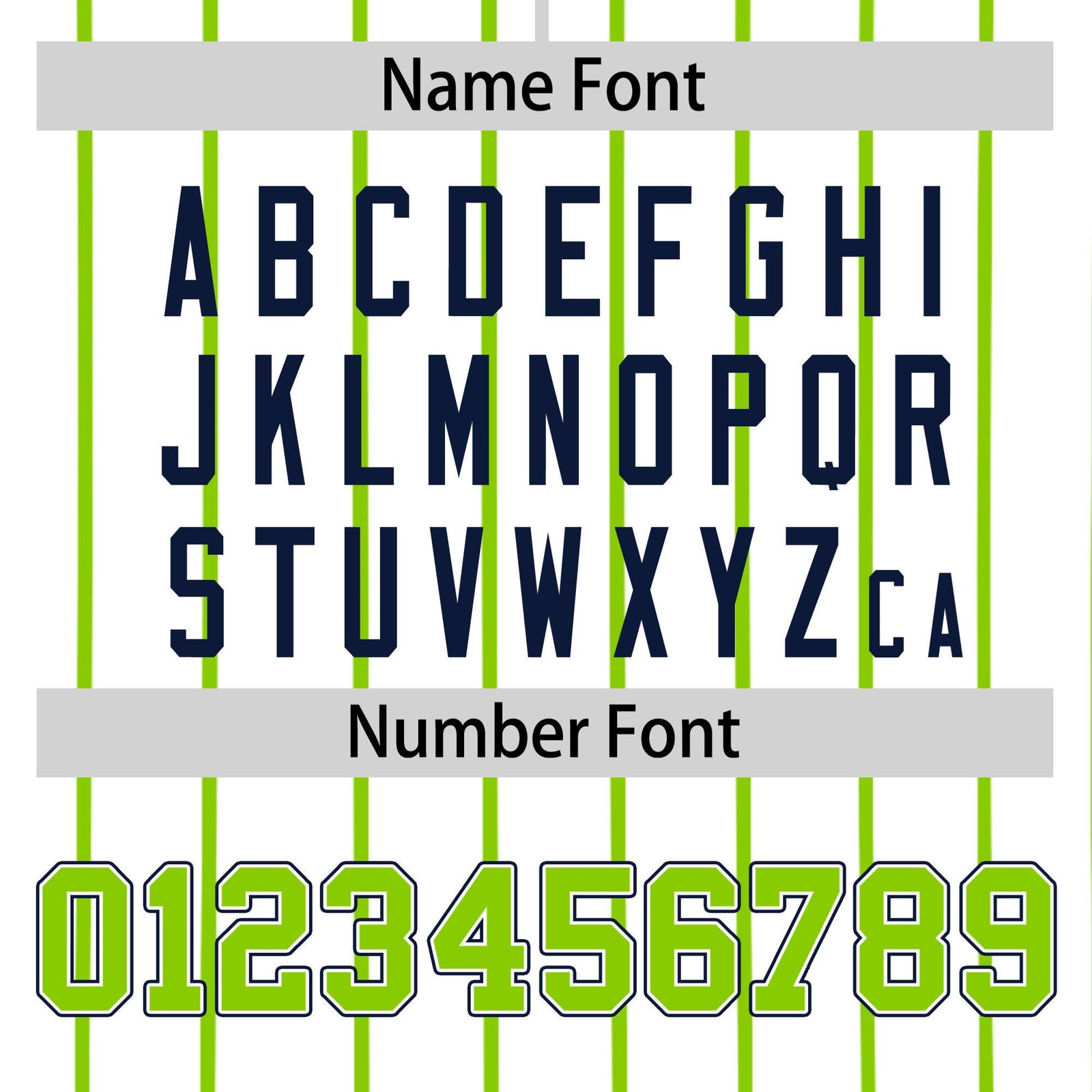 Custom White Neon-Green Pinstripe White Neon-Green Black Authentic Baseball Jersey