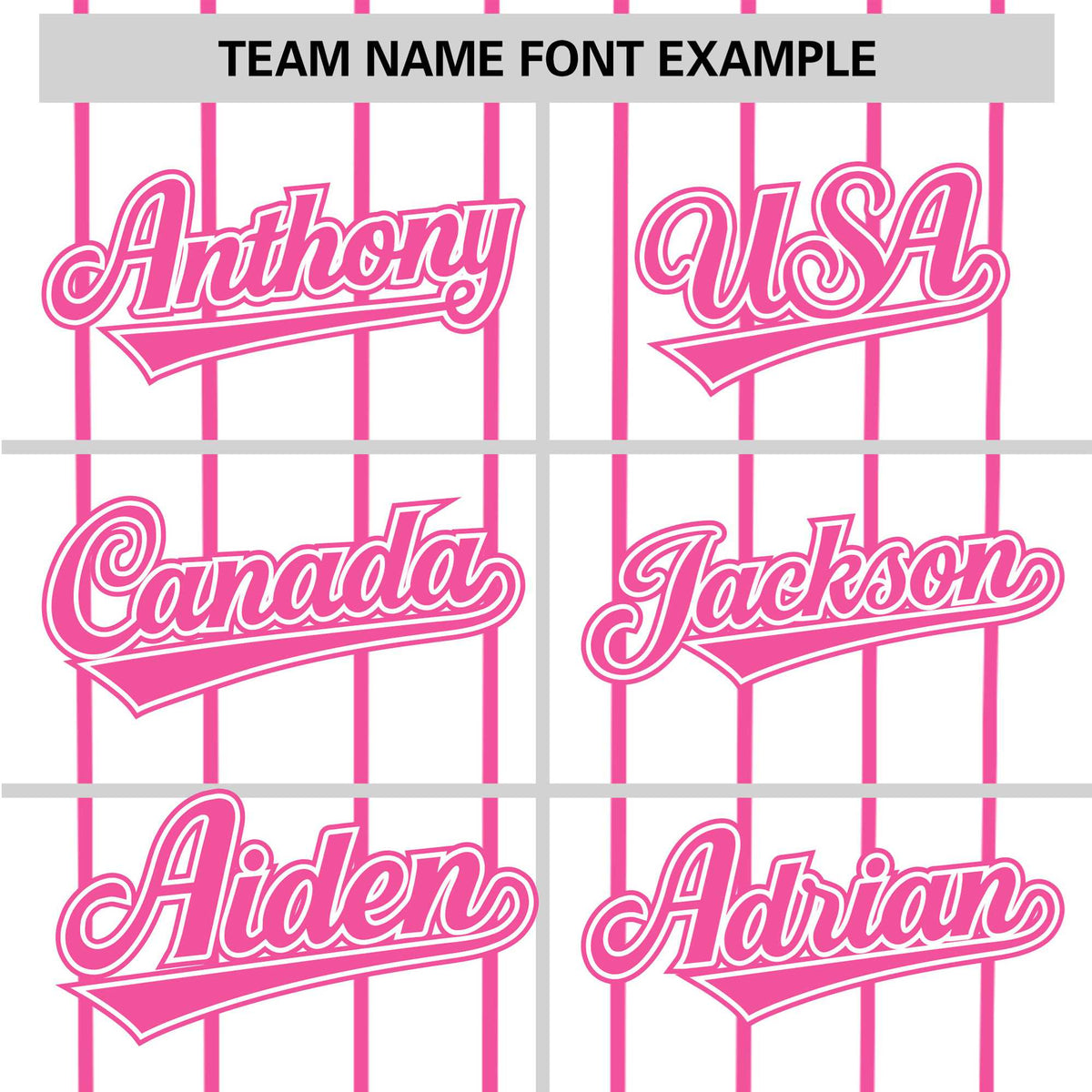 Custom White Pink Pinstripe White-Pink Authentic Baseball Jersey