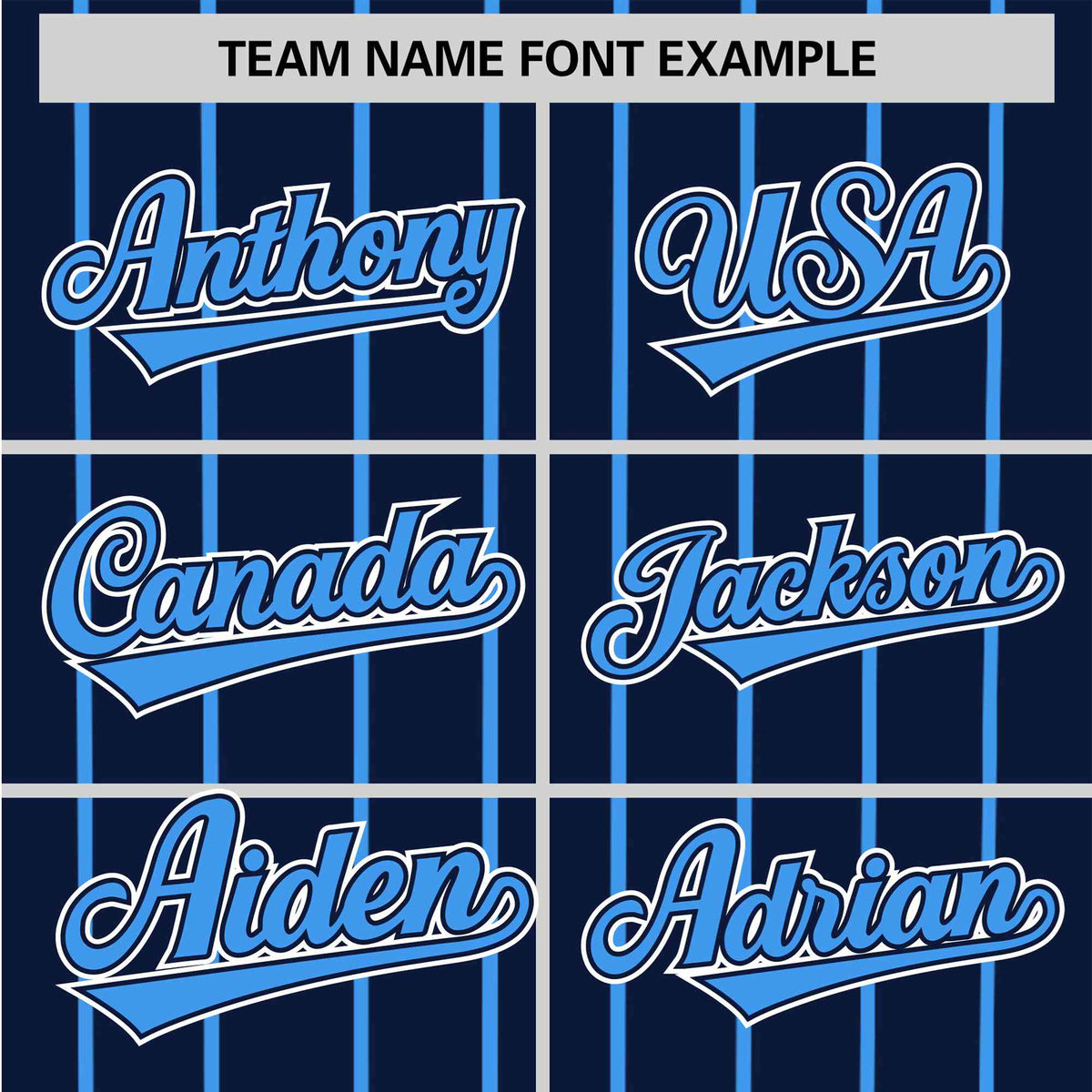 Custom Navy Blue Pinstripe Blue-White Authentic Baseball Jersey