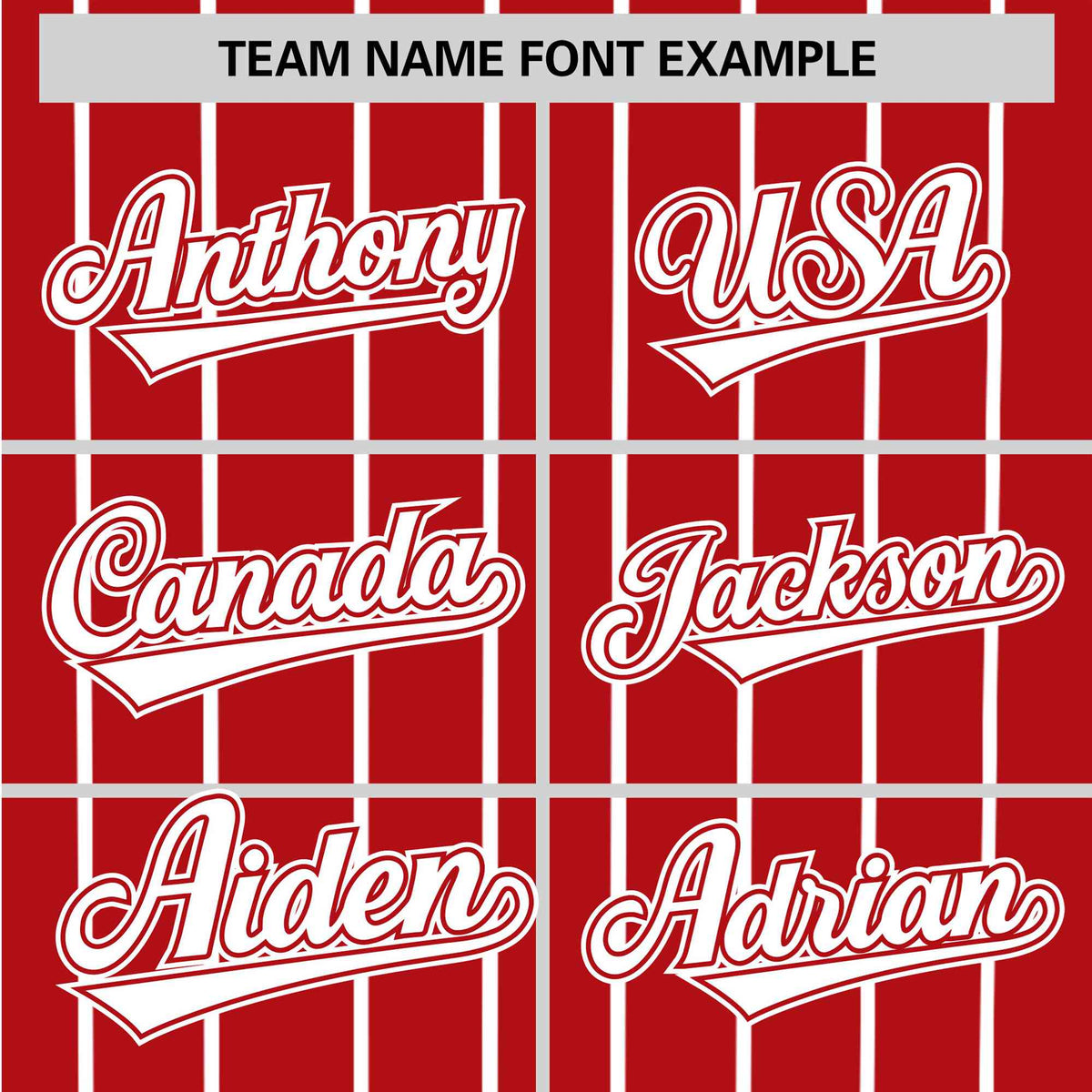 Custom Red White Pinstripe White-Red Authentic Baseball Jersey