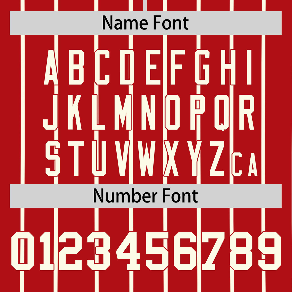 Custom Red Cream Pinstripe Cream-Red Authentic Baseball Jersey