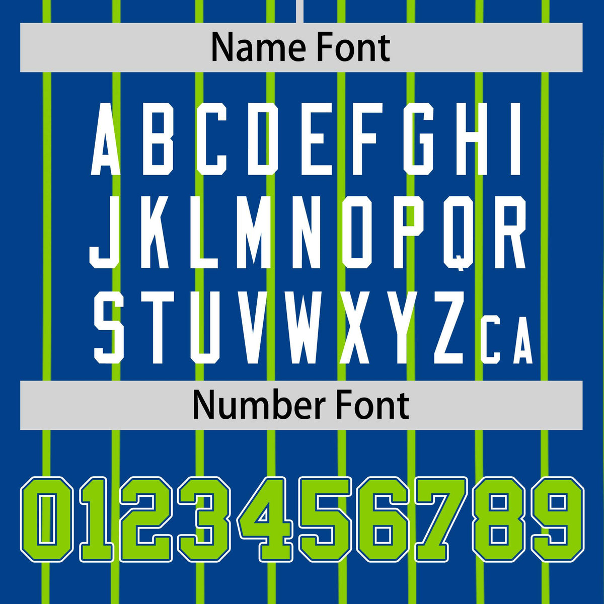 Custom Navy Neon-Green Pinstripe Neon-Green White Authentic Baseball Jersey