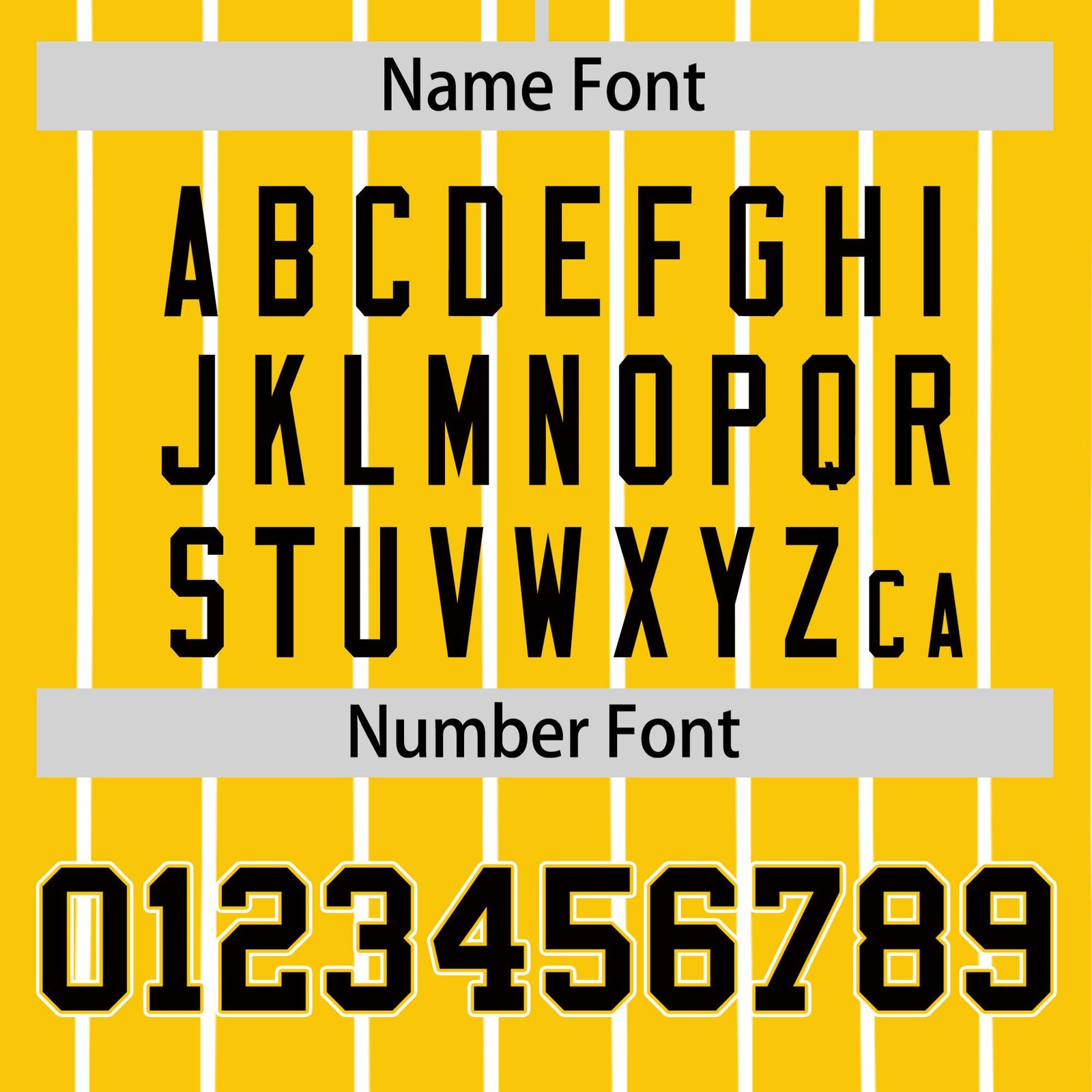 Custom Yellow White Pinstripe Black-White Authentic Baseball Jersey