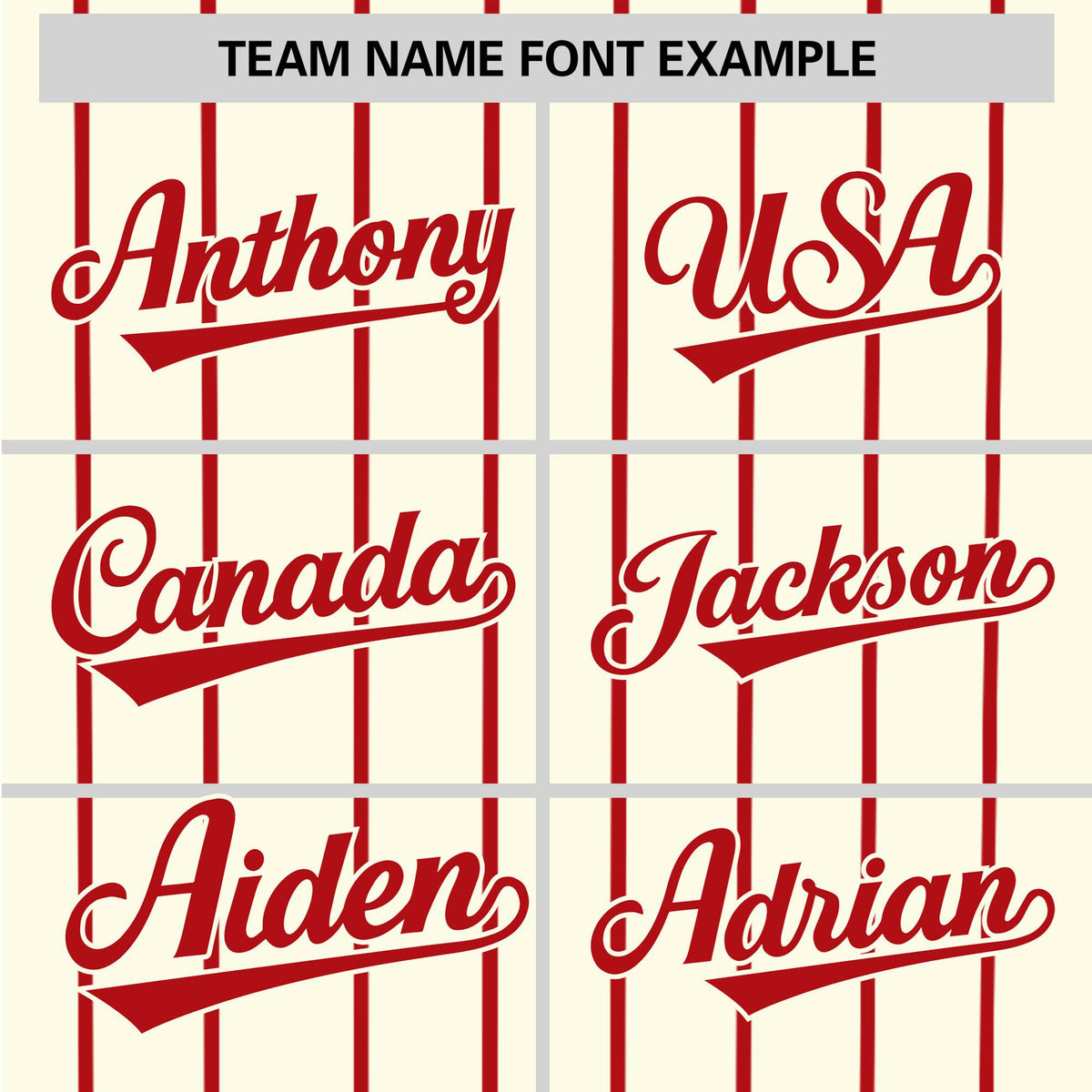 Custom Cream Red Pinstripe Red-White Authentic Baseball Jersey