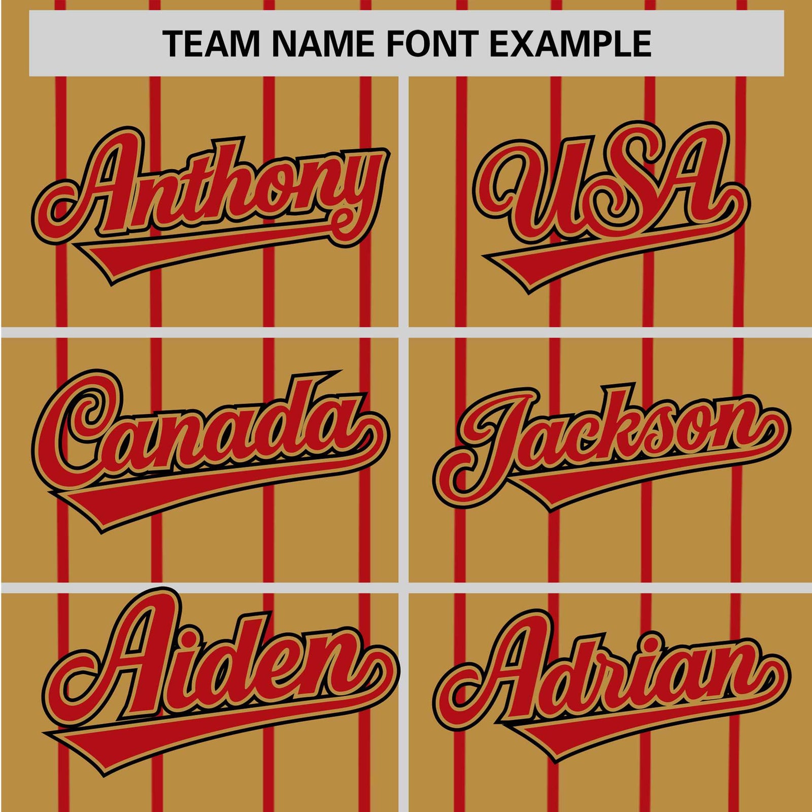 Custom Brwon Red Pinstripe Red-Black Authentic Baseball Jersey