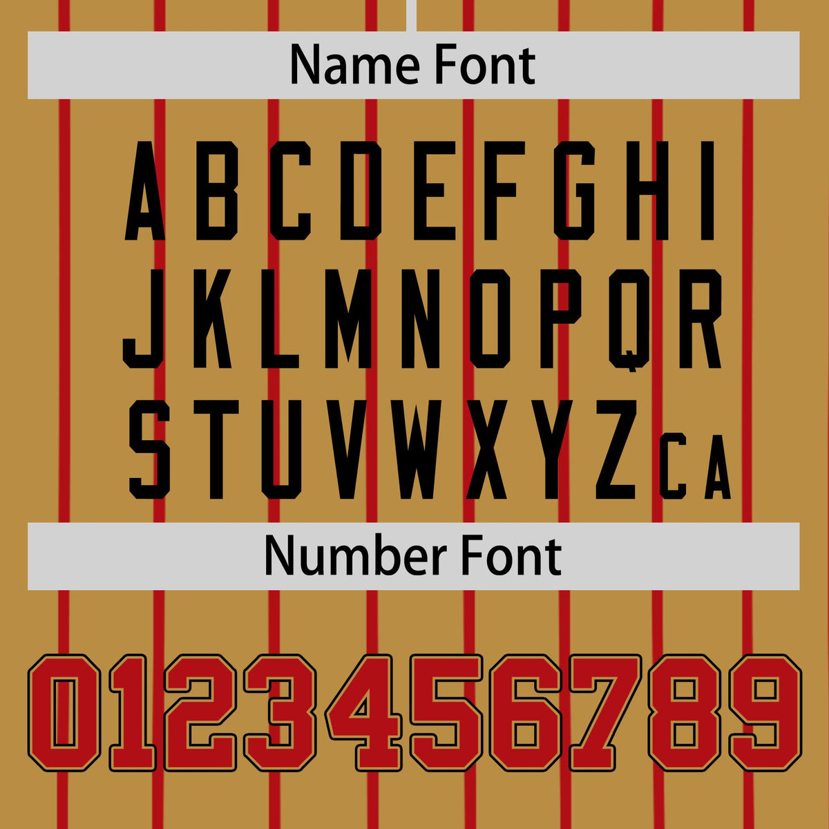 Custom Brwon Red Pinstripe Red-Black Authentic Baseball Jersey