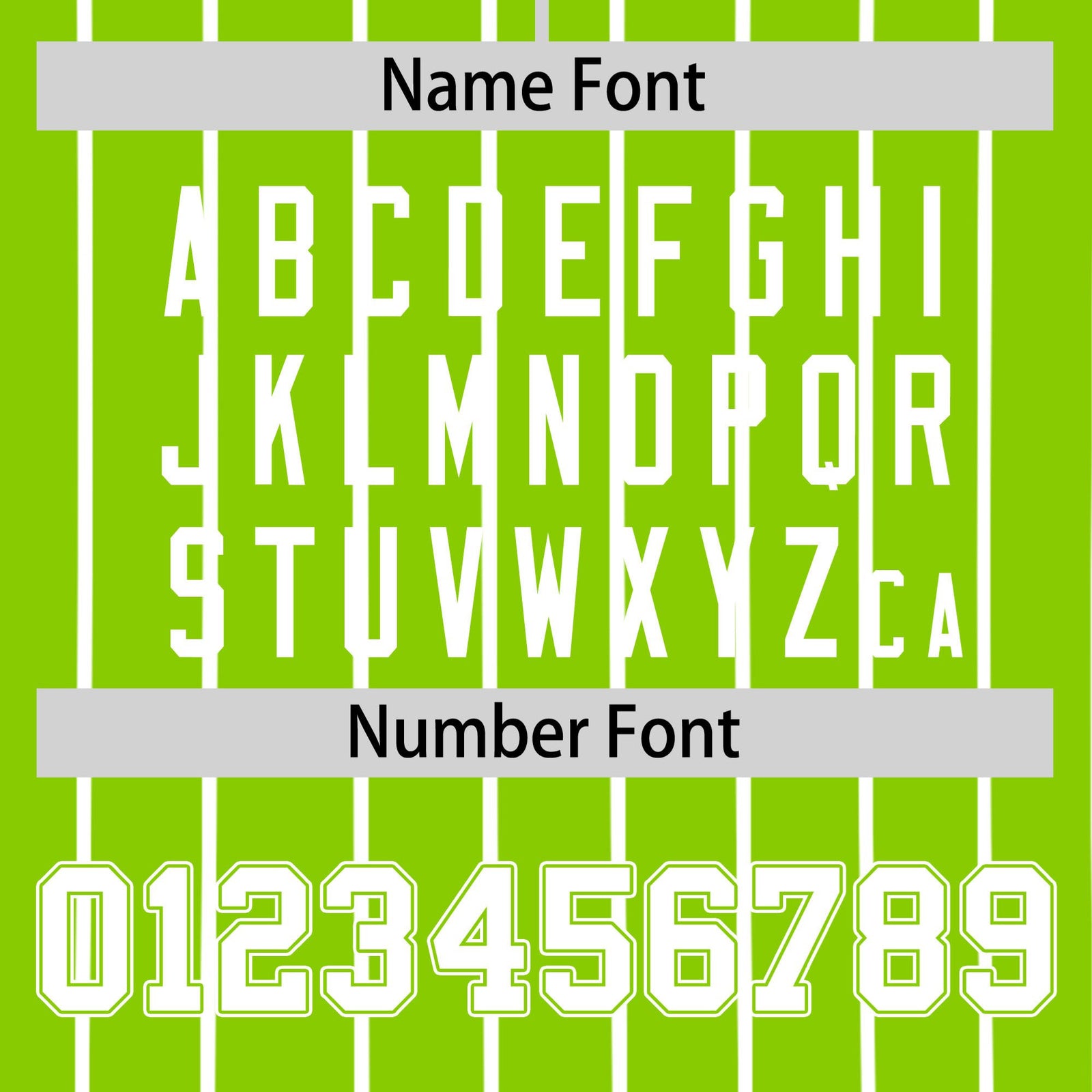 Custom Neon Green White Pinstripe White Neon-Green Authentic Baseball Jersey