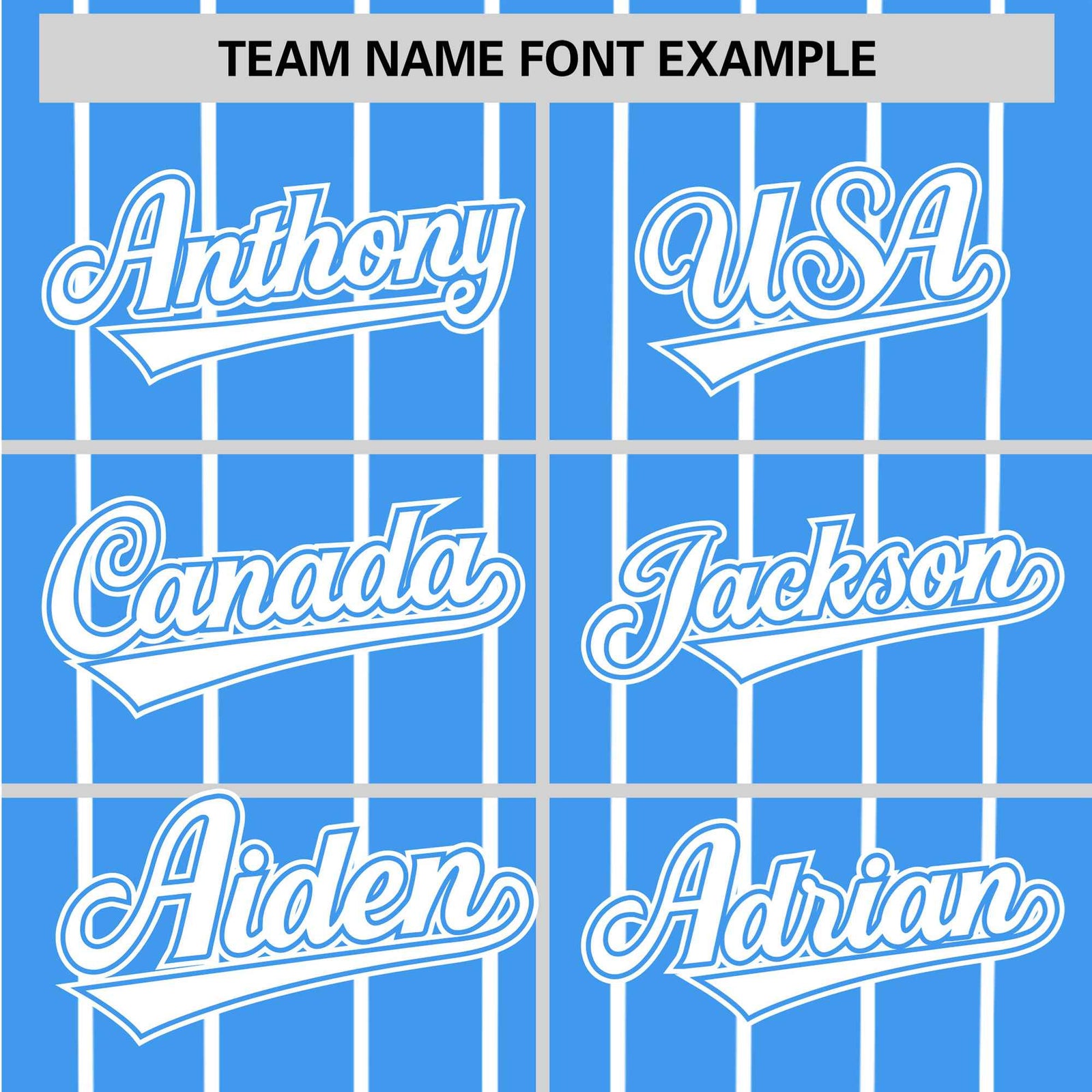 Custom Sky Blue White Pinstripe White Sky-Blue Authentic Baseball Jersey