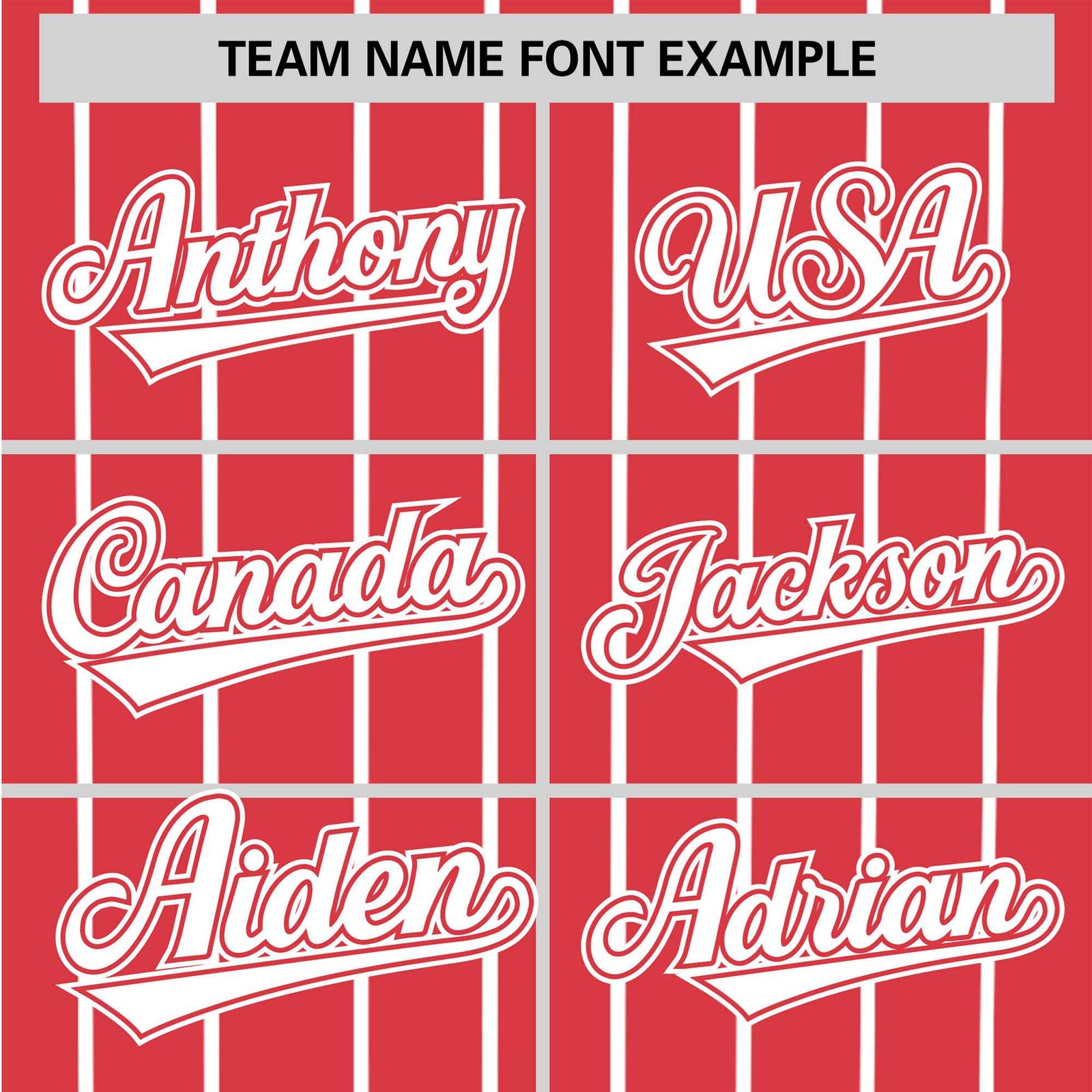 Custom Red White Pinstripe White-Red Authentic Baseball Jersey