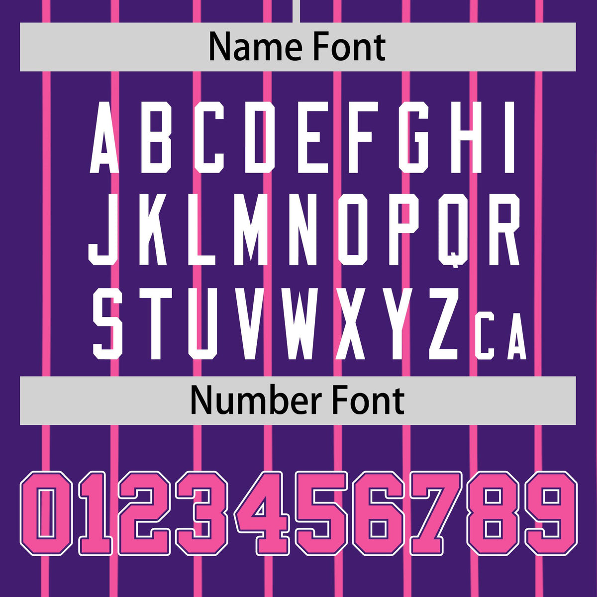 Custom Purple Pink Pinstripe Pink-White Authentic Baseball Jersey