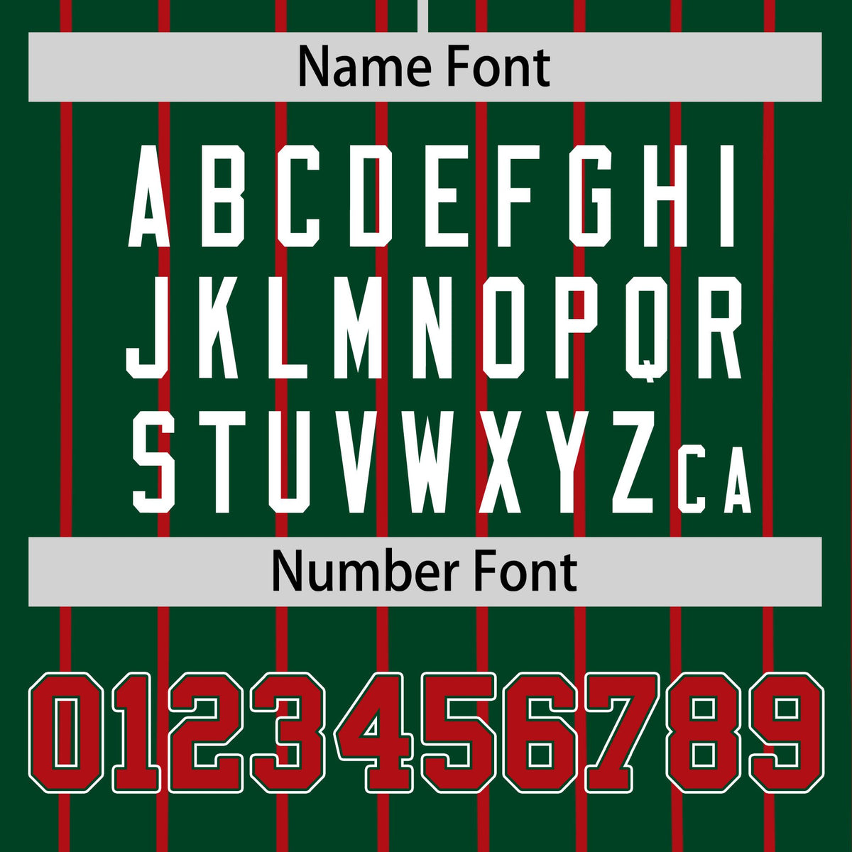 Custom Midnight Green Red Pinstripe Red-White Authentic Baseball Jersey