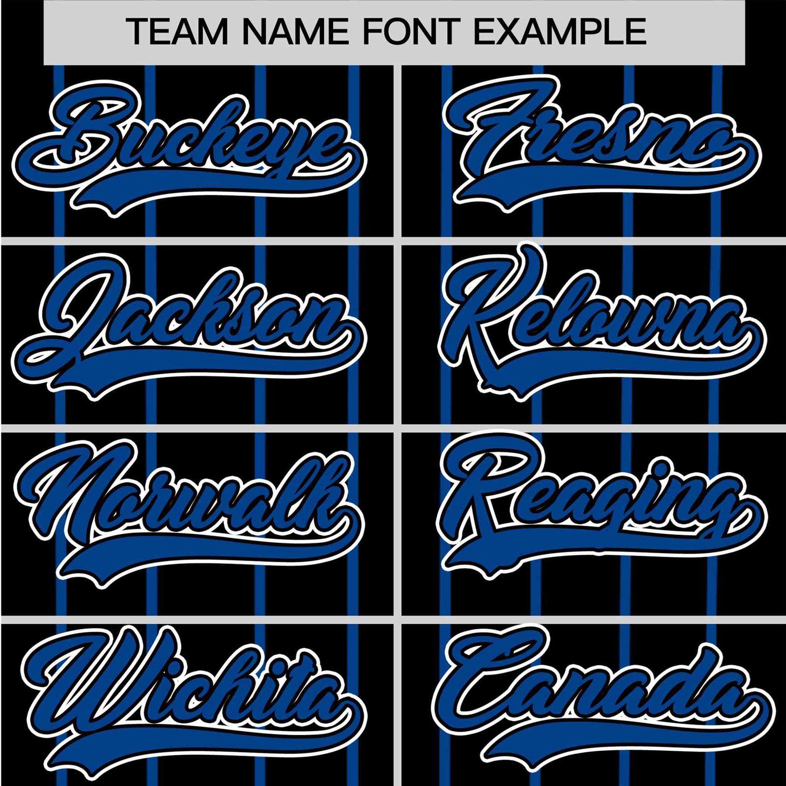 Custom Black Electric-Blue Pinstripe Electric-Blue White Authentic Baseball Jersey
