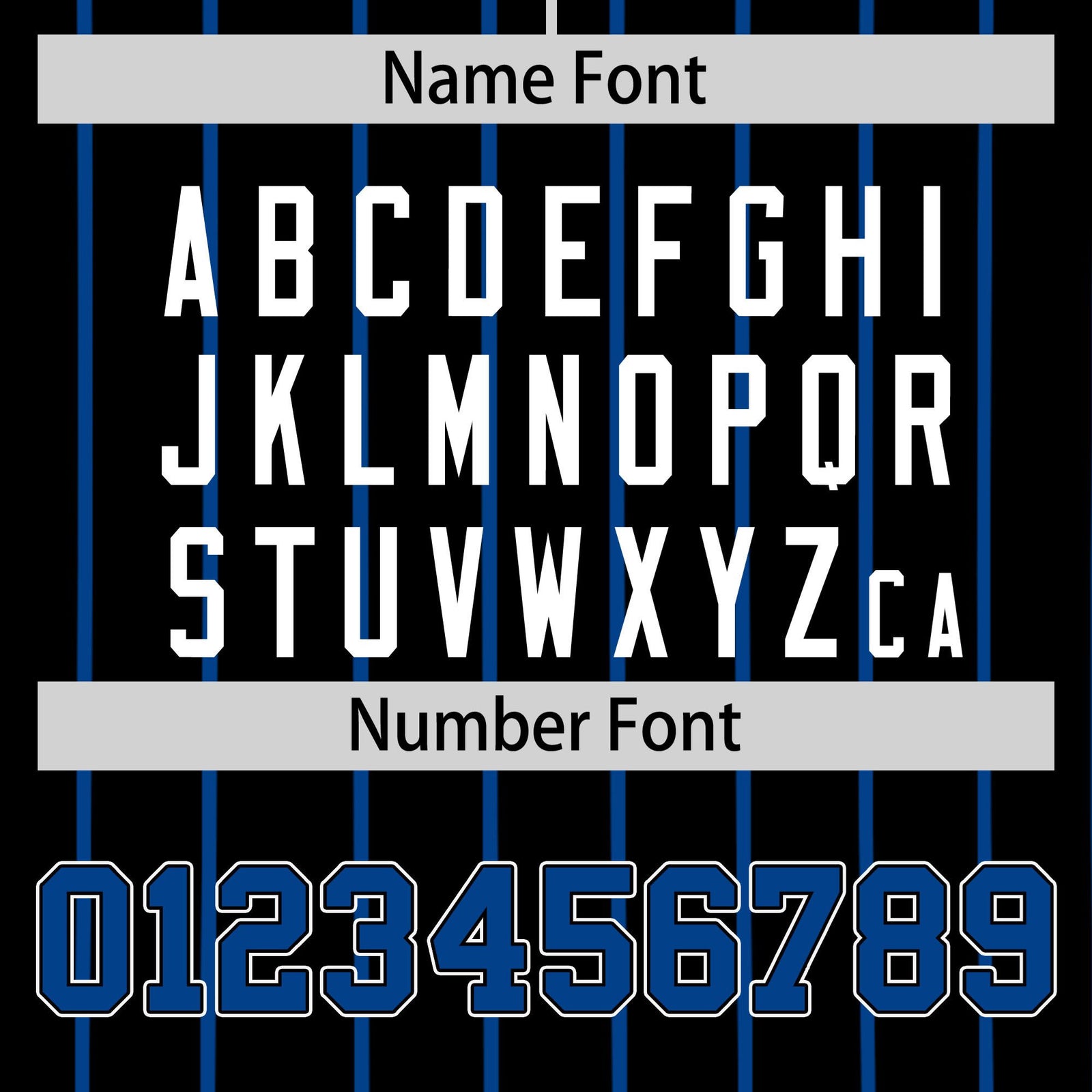 Custom Black Electric-Blue Pinstripe Electric-Blue White Authentic Baseball Jersey