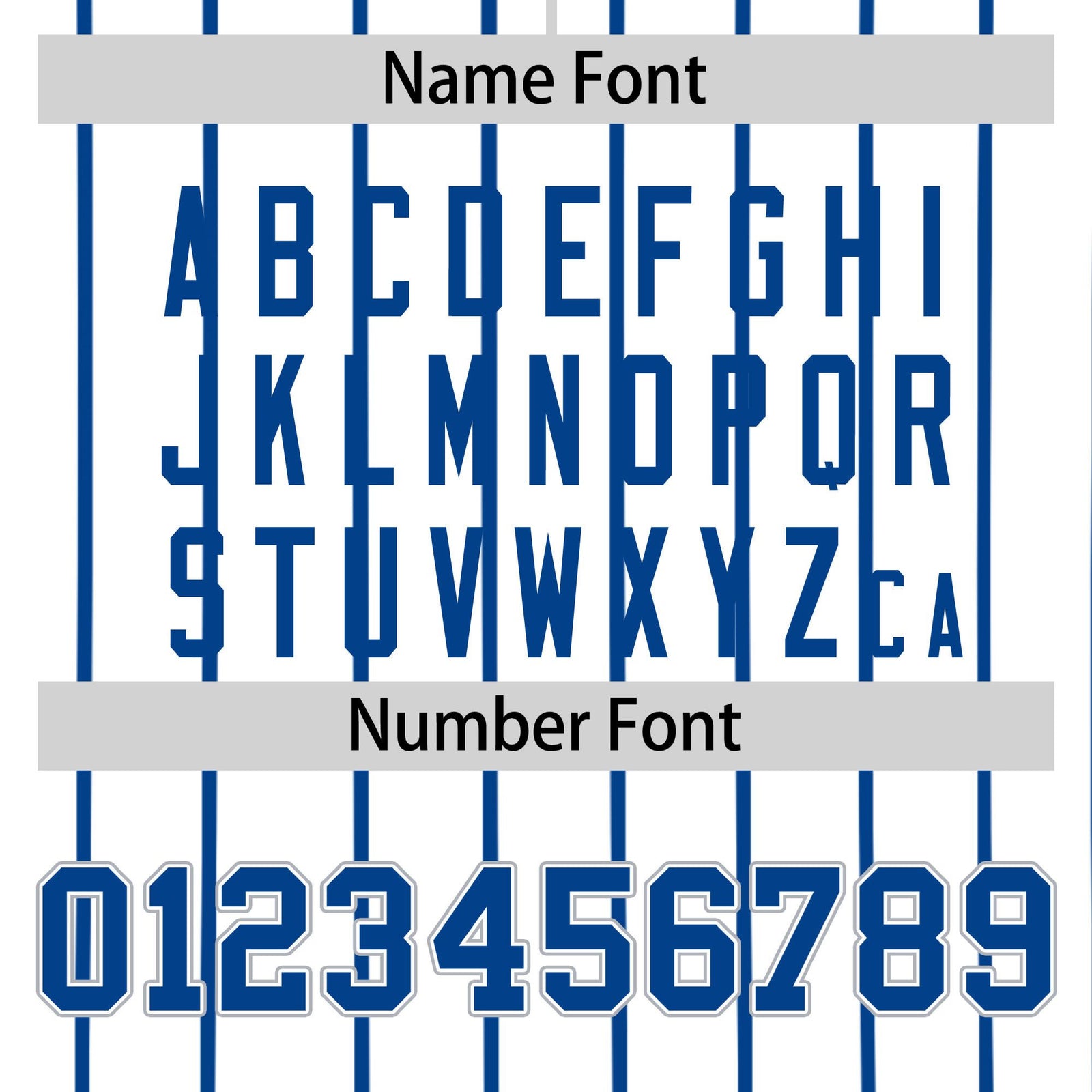 Custom White Blue Pinstripe White-Blue Black Authentic Baseball Jersey