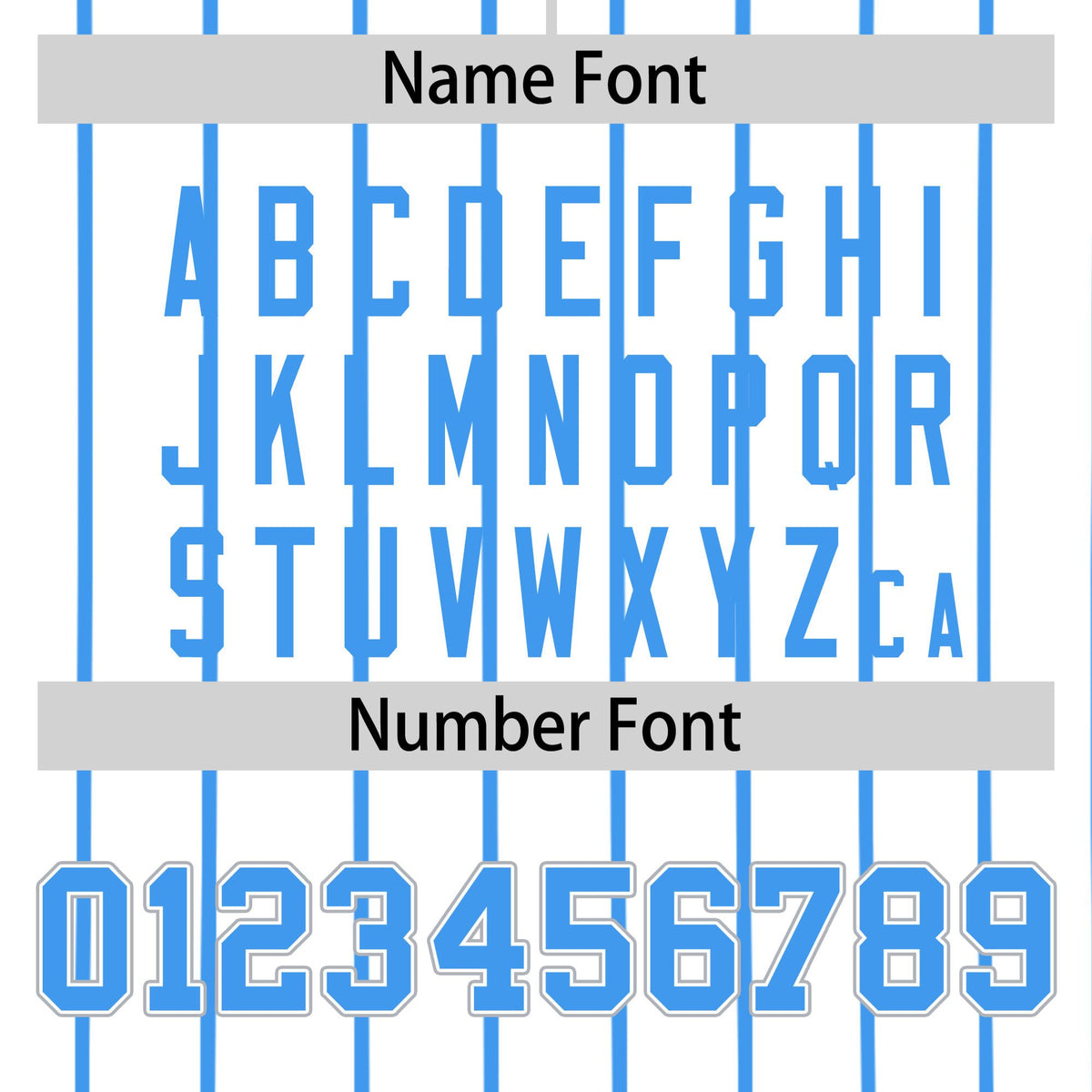 Custom White Blue Pinstripe White-Blue Gray Authentic Baseball Jersey