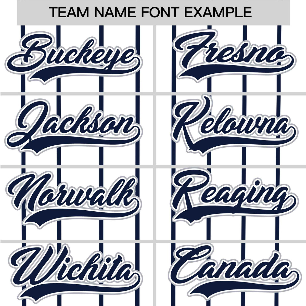 Custom White Navy Pinstripe White-Navy Authentic Baseball Jersey