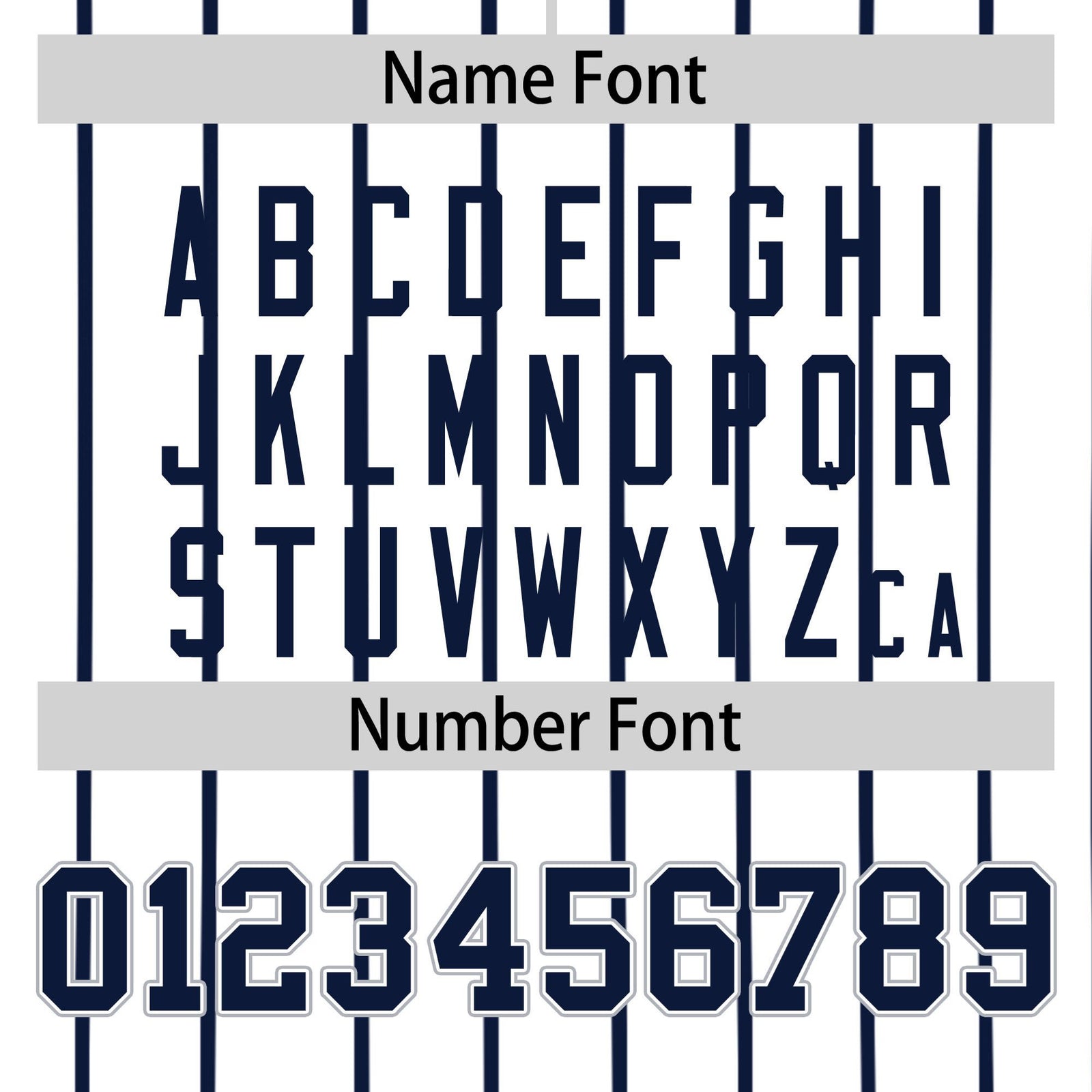 Custom White Navy Pinstripe White-Navy Authentic Baseball Jersey