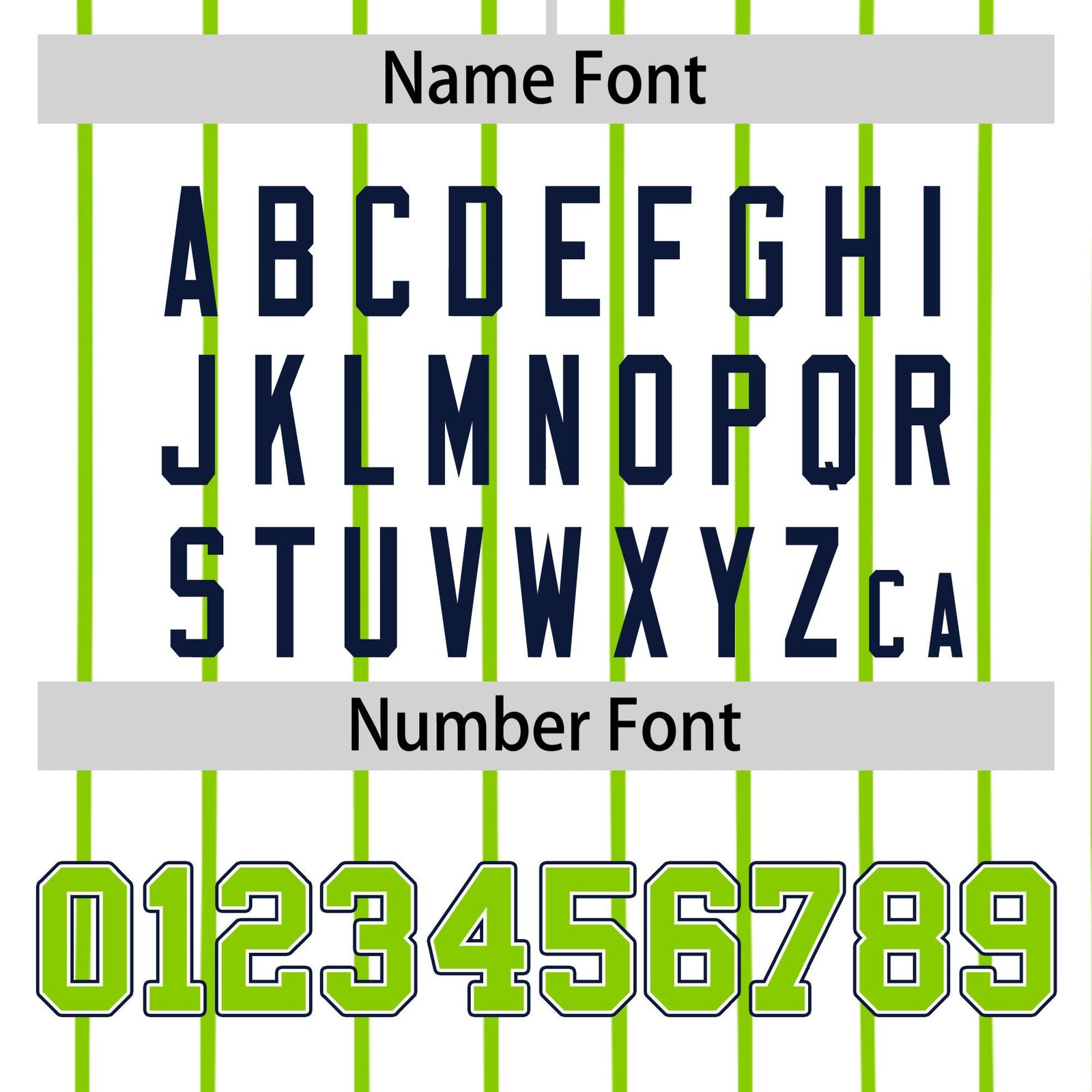 Custom White Neon-Green Pinstripe White Neon-Green Black Authentic Baseball Jersey