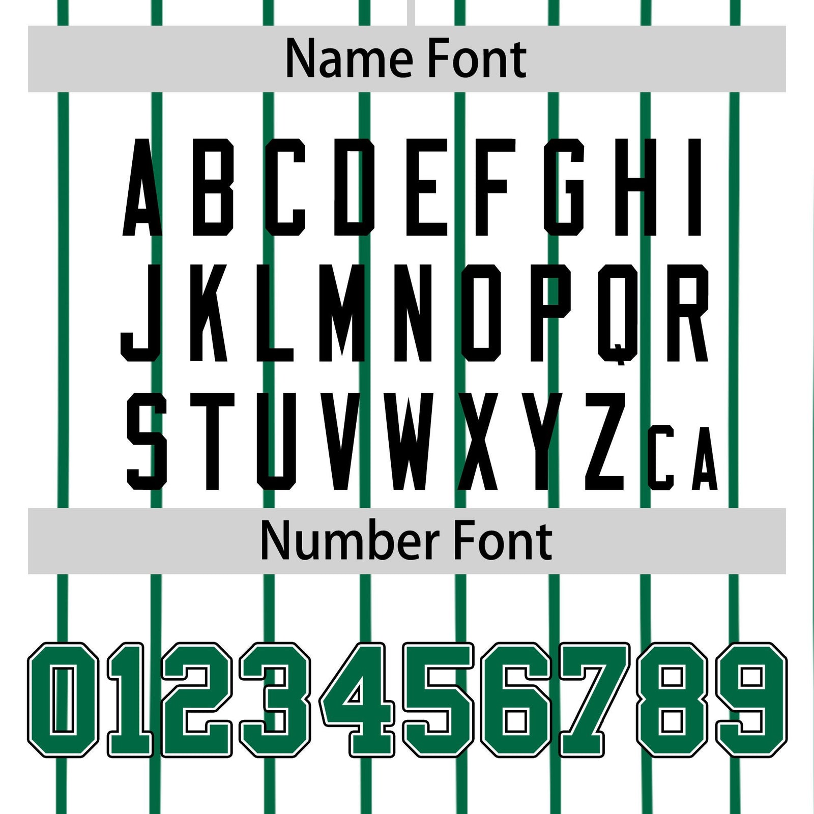 Custom White Kelly-Green Pinstripe White Kelly-Green Black Authentic Baseball Jersey