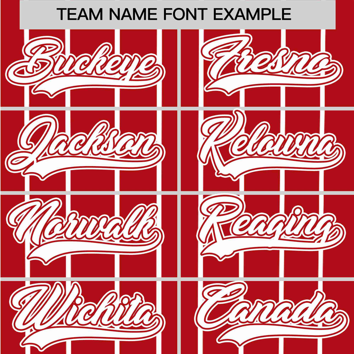 Custom Red White Pinstripe White-Red Authentic Baseball Jersey