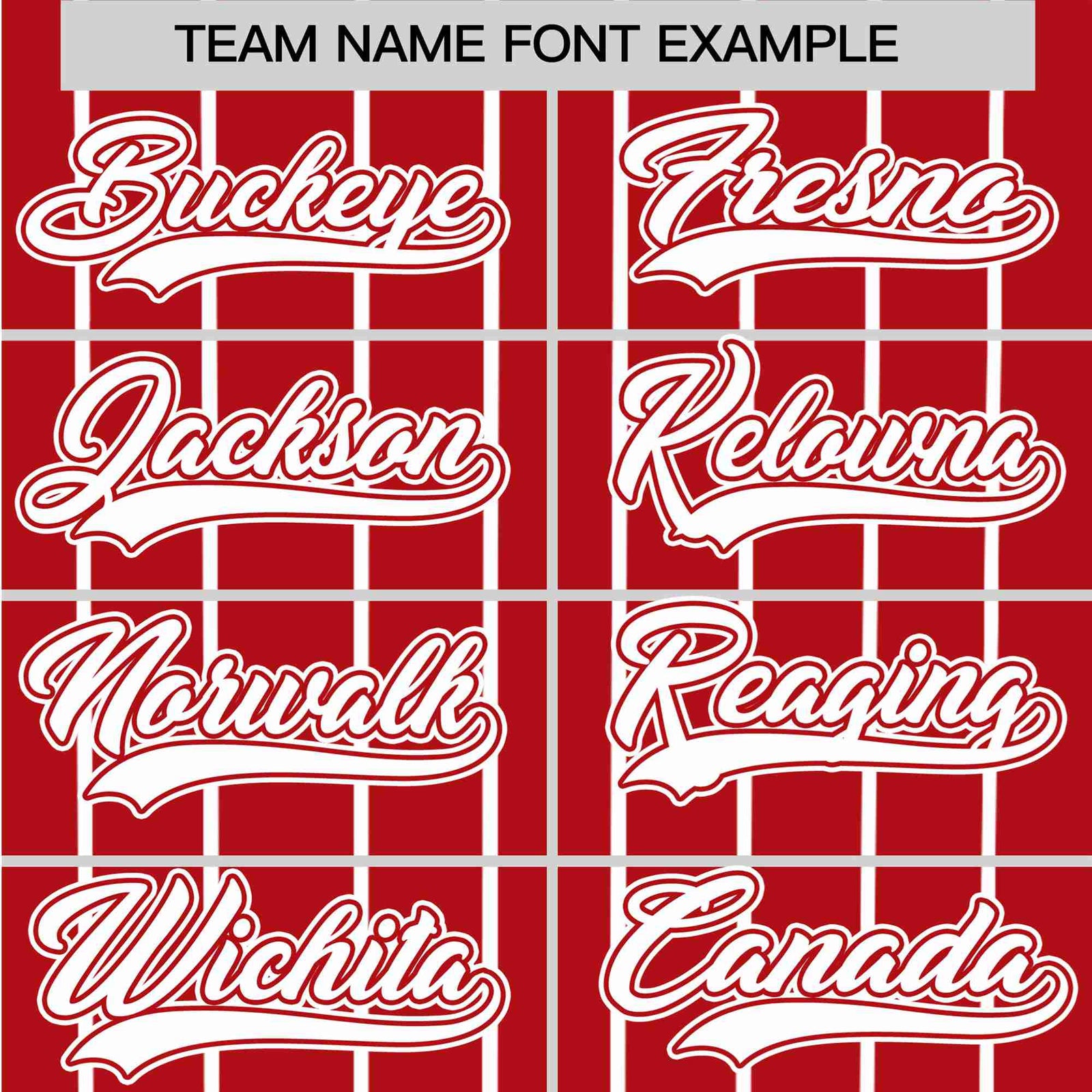 Custom Red White Pinstripe White-Red Authentic Baseball Jersey